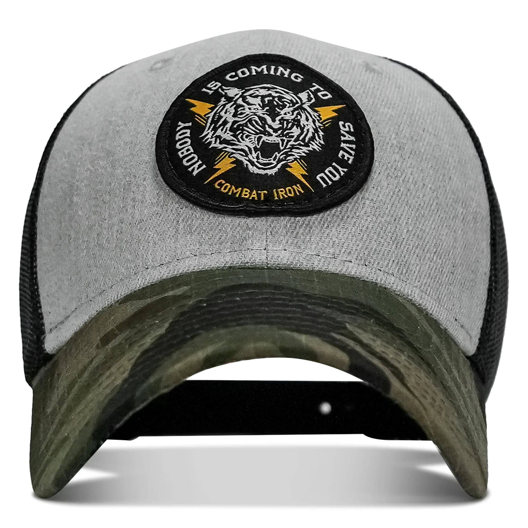 Nobody Is Coming To Save You Patch Original Ripstop Snapback Hat - Image 8