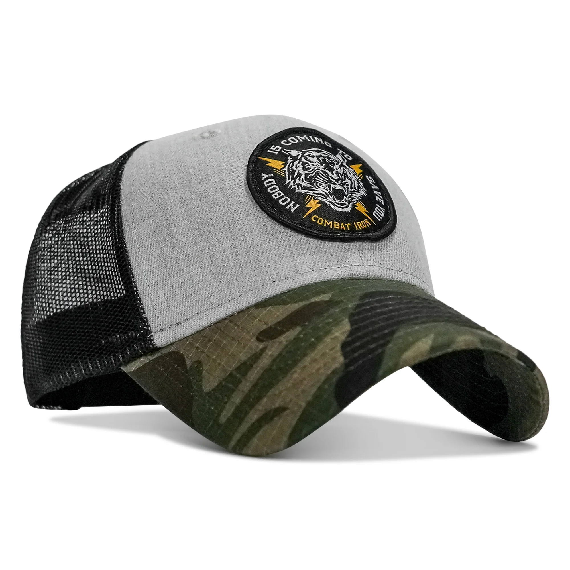Nobody Is Coming To Save You Patch Original Ripstop Snapback Hat - Image 9