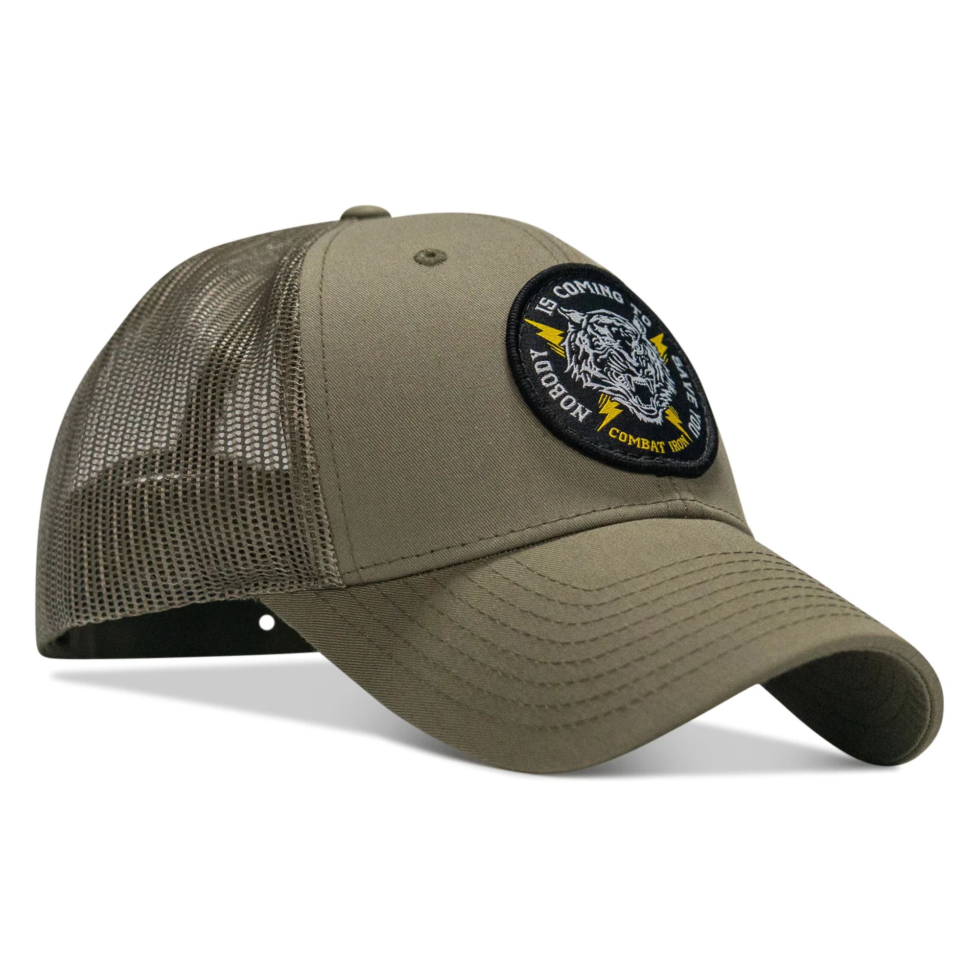 Nobody Is Coming To Save You Patch Snapback Hat - Image 17