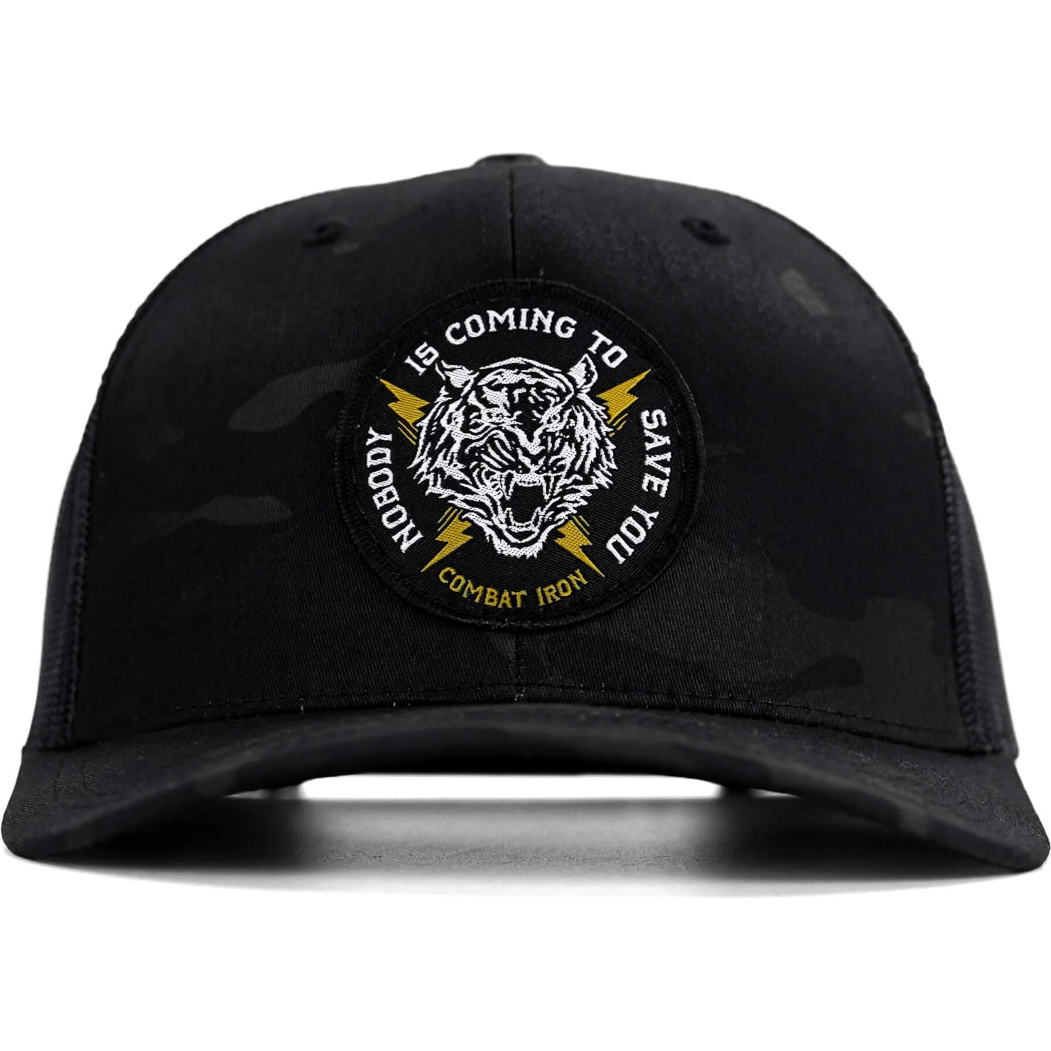 Nobody Is Coming To Save You Patch Snapback Hat - Image 3