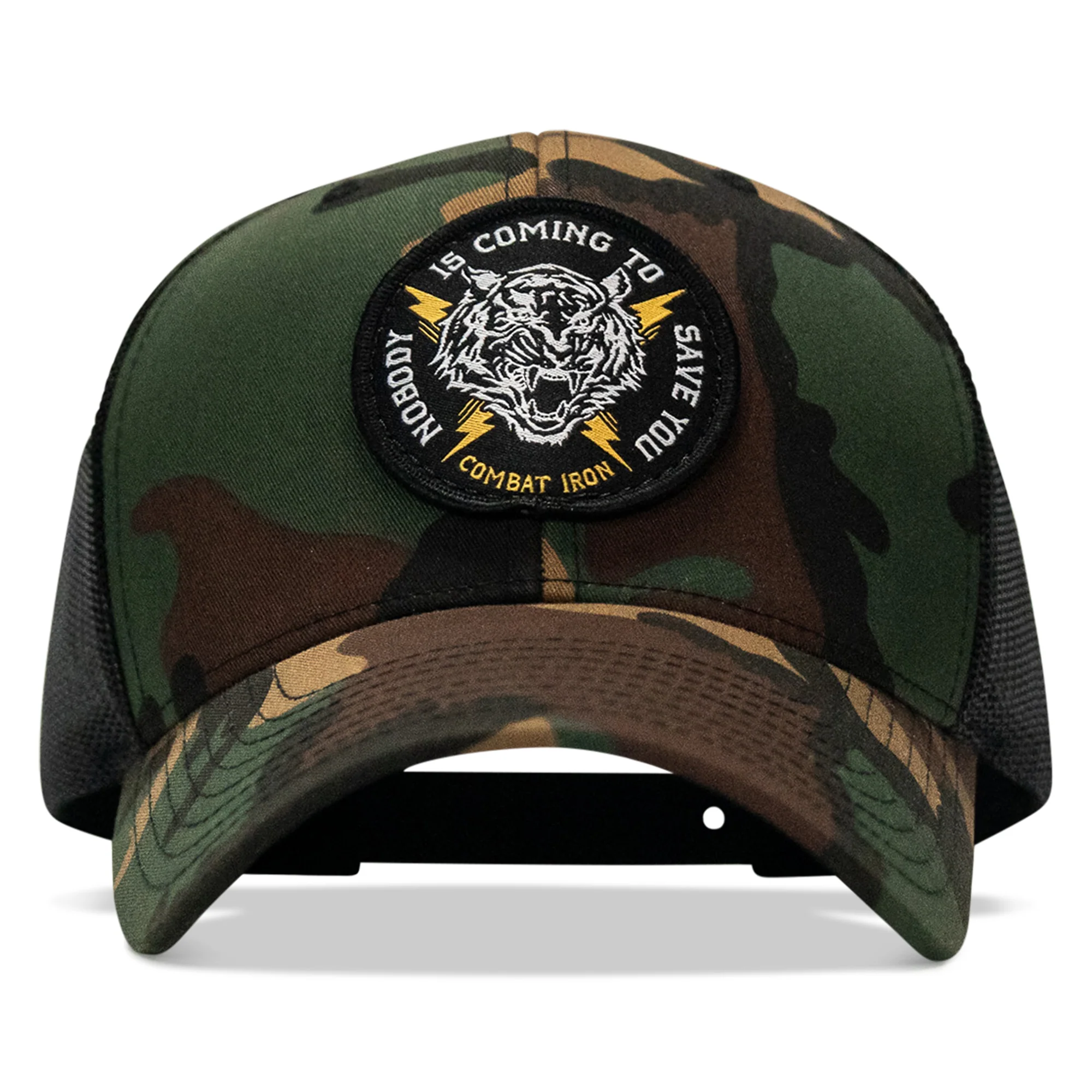 Nobody Is Coming To Save You Patch Snapback Hat - Image 34