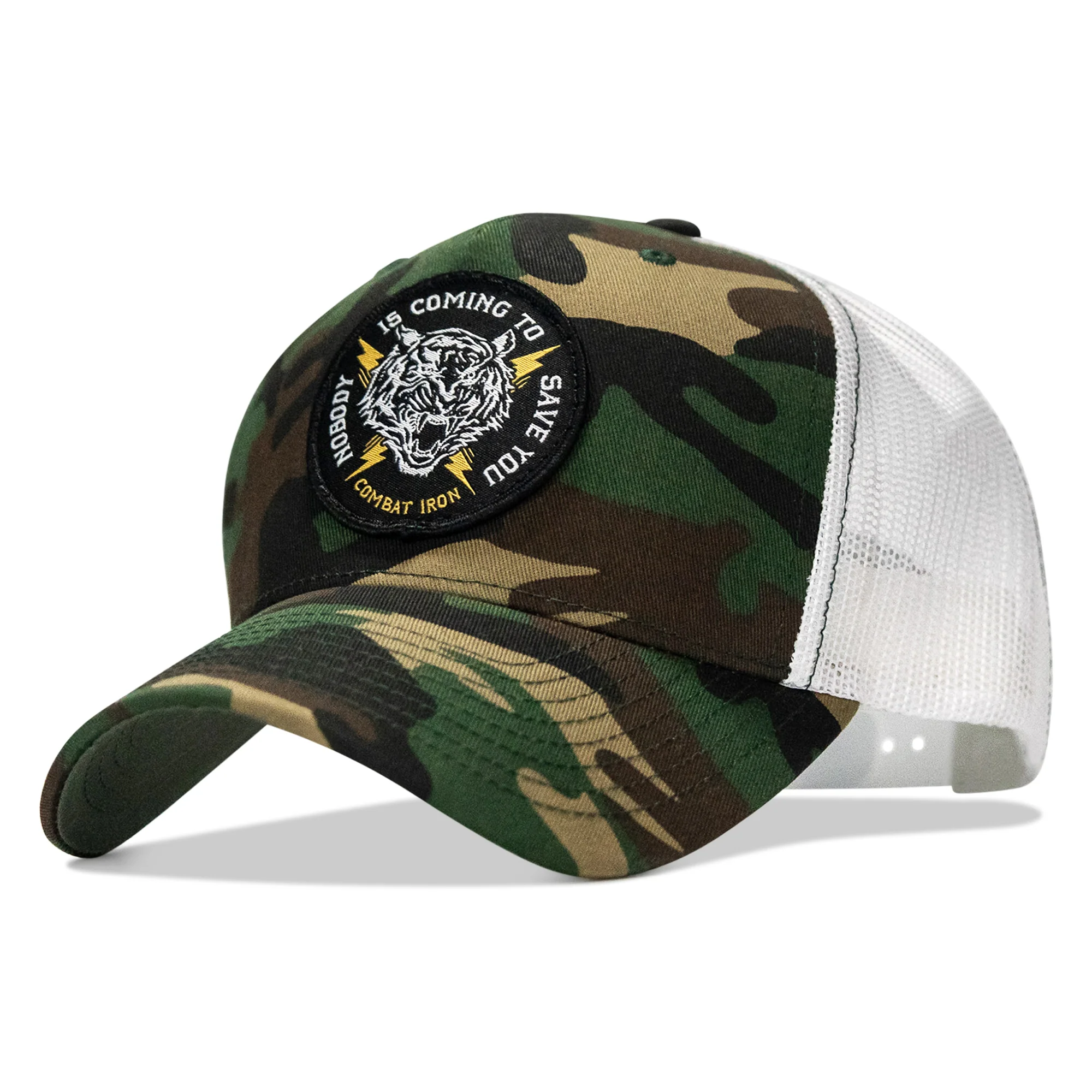Nobody Is Coming To Save You Patch Snapback Hat - Image 40
