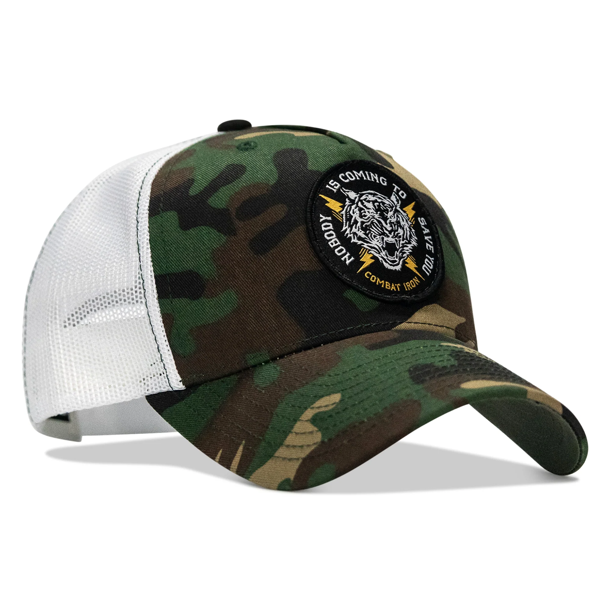 Nobody Is Coming To Save You Patch Snapback Hat - Image 41