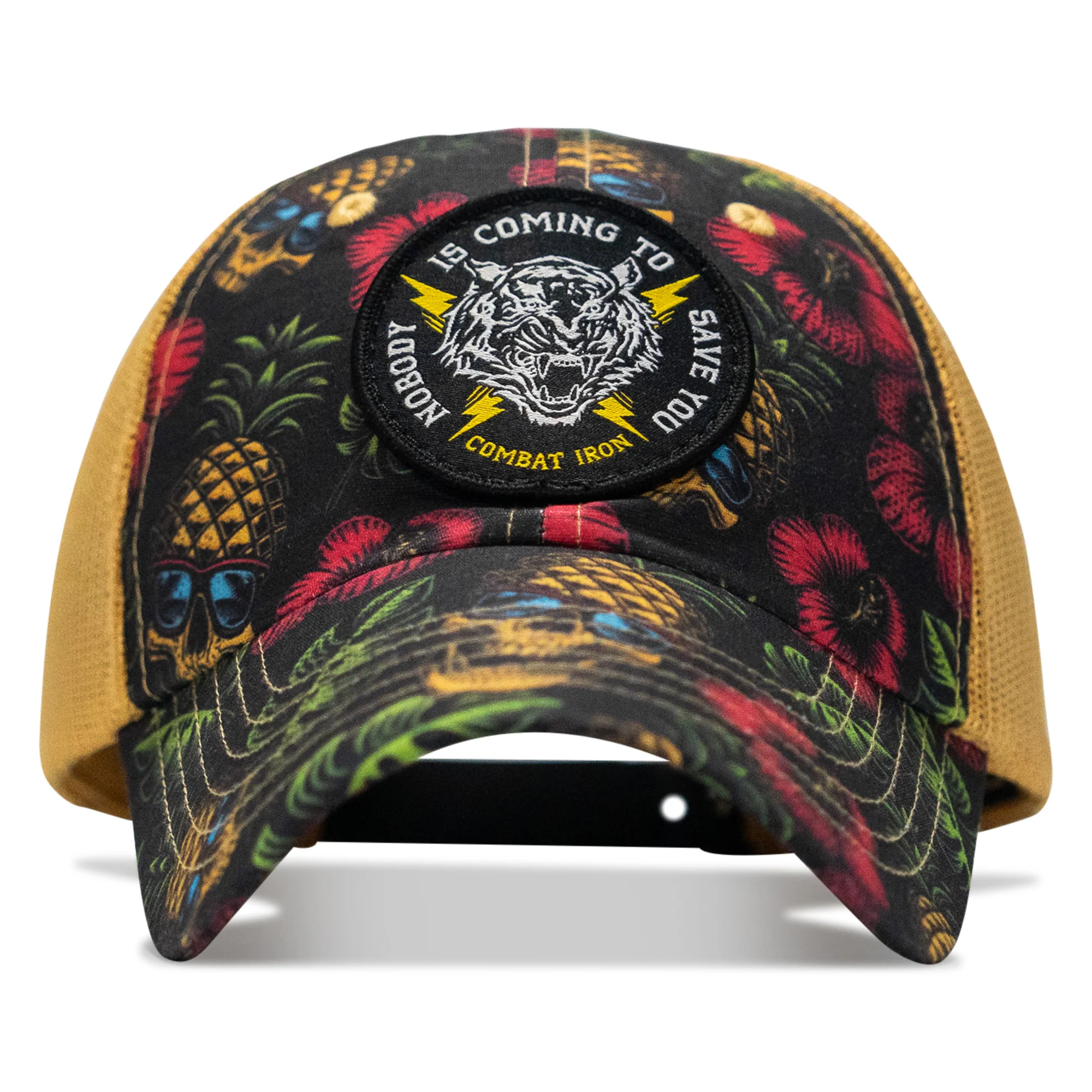 Nobody is Coming To Save You Patch Tactical Ripstop Mesh Snapback Hat - Image 11