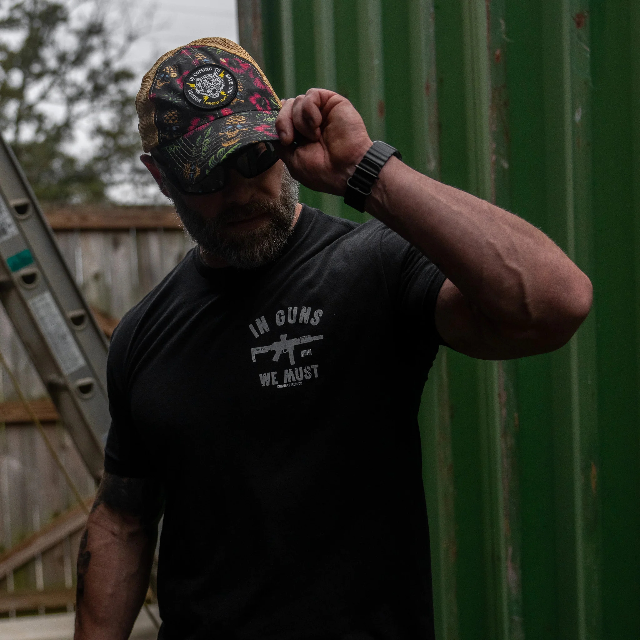 Nobody is Coming To Save You Patch Tactical Ripstop Mesh Snapback Hat - Image 19