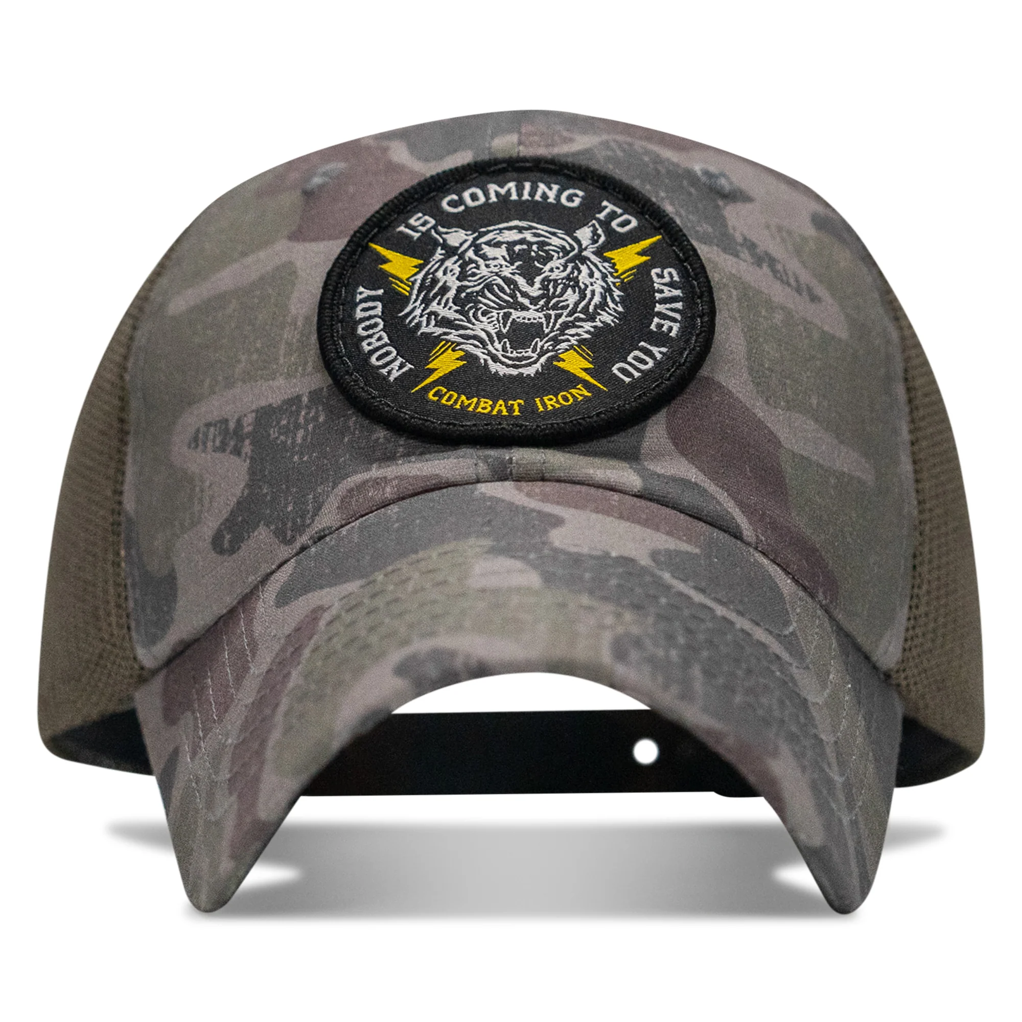 Nobody is Coming To Save You Patch Tactical Ripstop Mesh Snapback Hat - Image 20