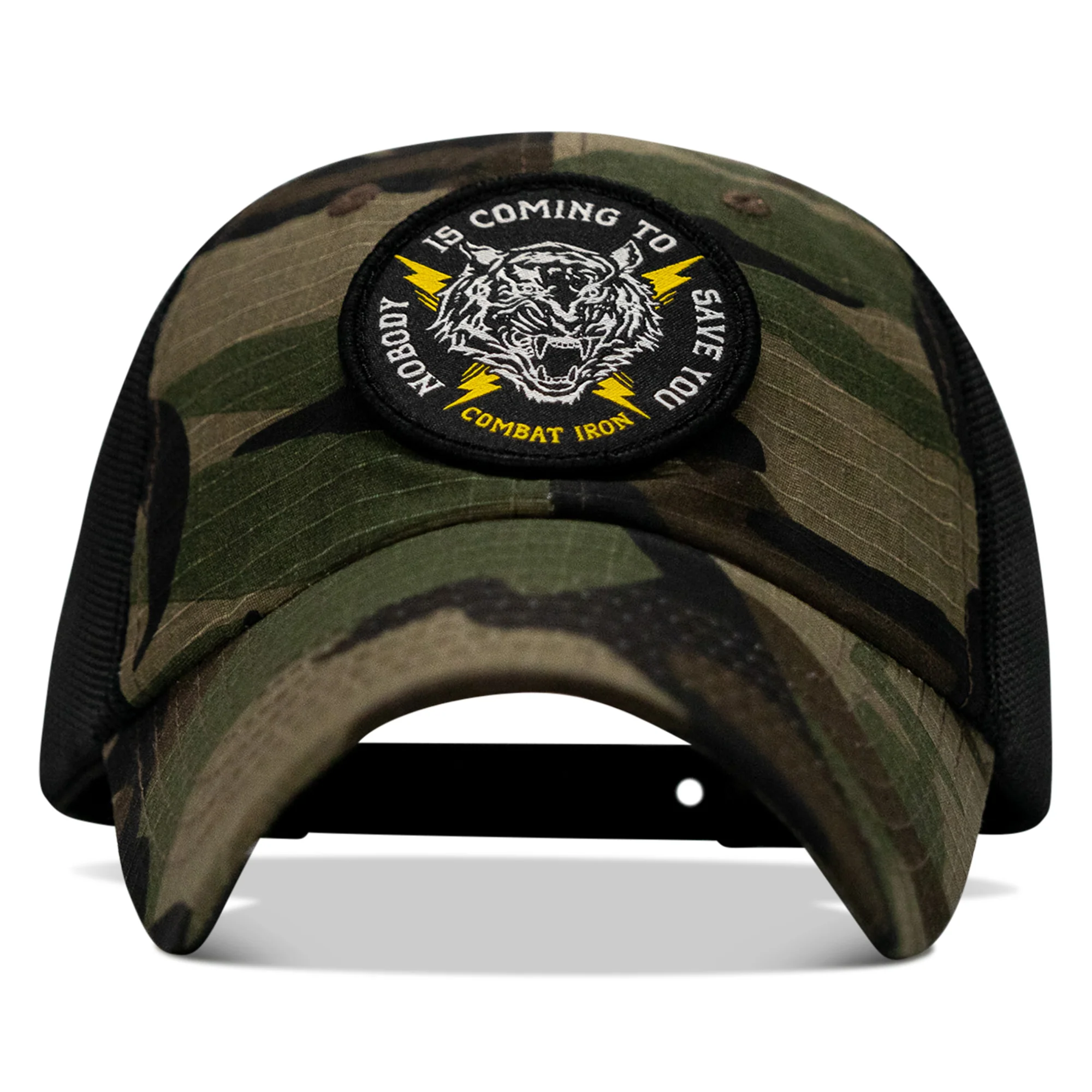Nobody is Coming To Save You Patch Tactical Ripstop Mesh Snapback Hat - Image 26