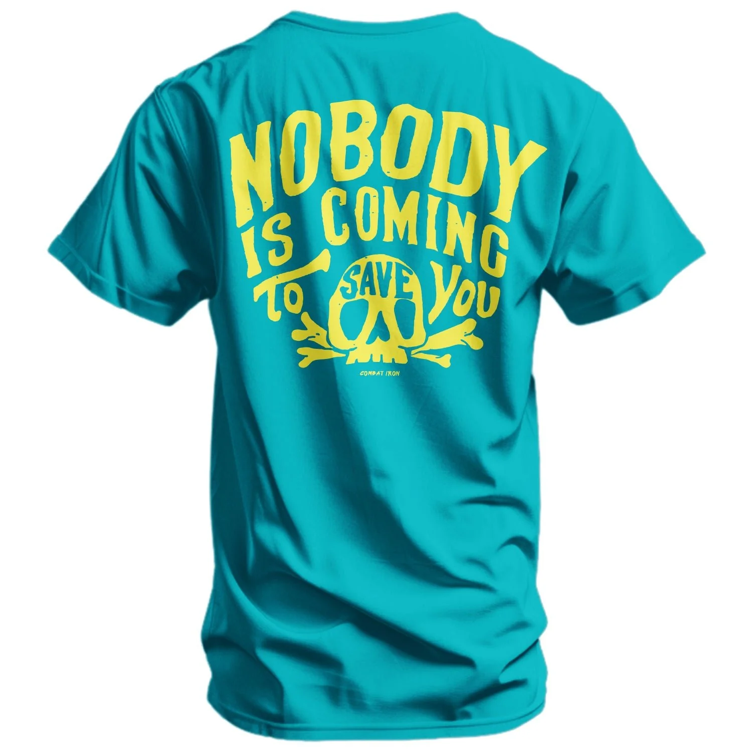 Nobody Is Coming To Save You Skull Men's T-Shirt - Image 18