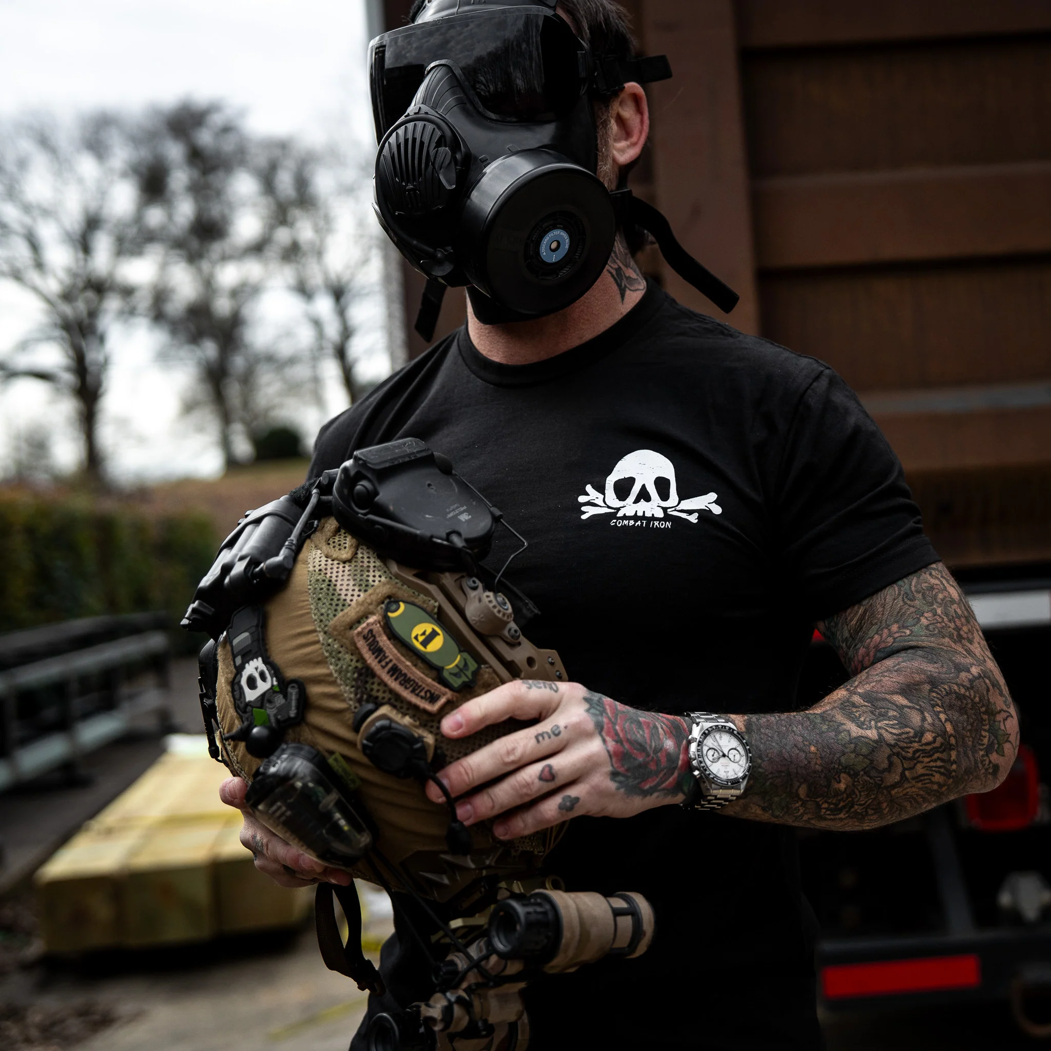 Nobody Is Coming To Save You Skull Men's T-Shirt - Image 5