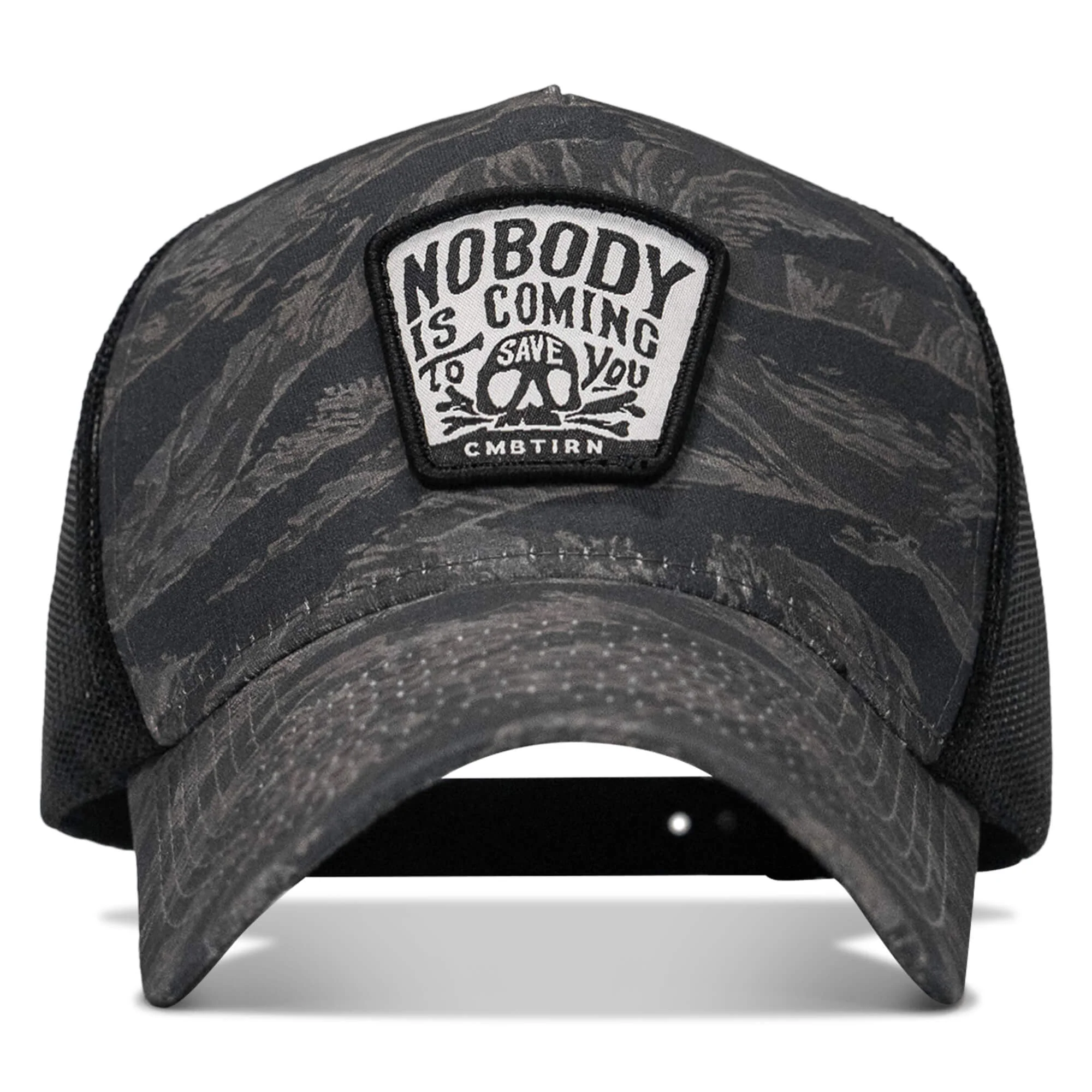 Nobody Is Coming To Save You Skull Patch Five Panel Breacher Snapback Hat