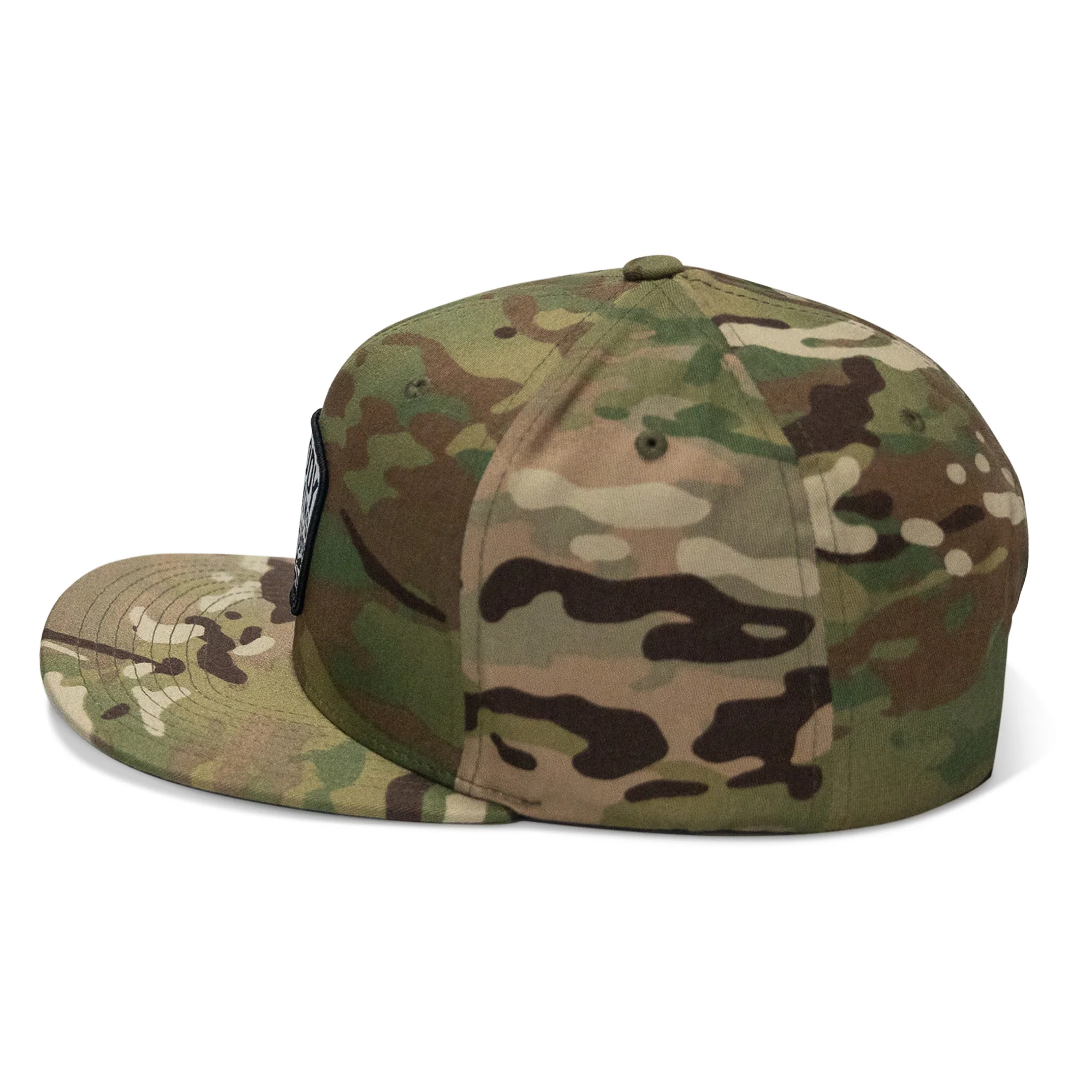 Nobody Is Coming To Save You Skull Patch Flatbill Snapback Hat - Image 19