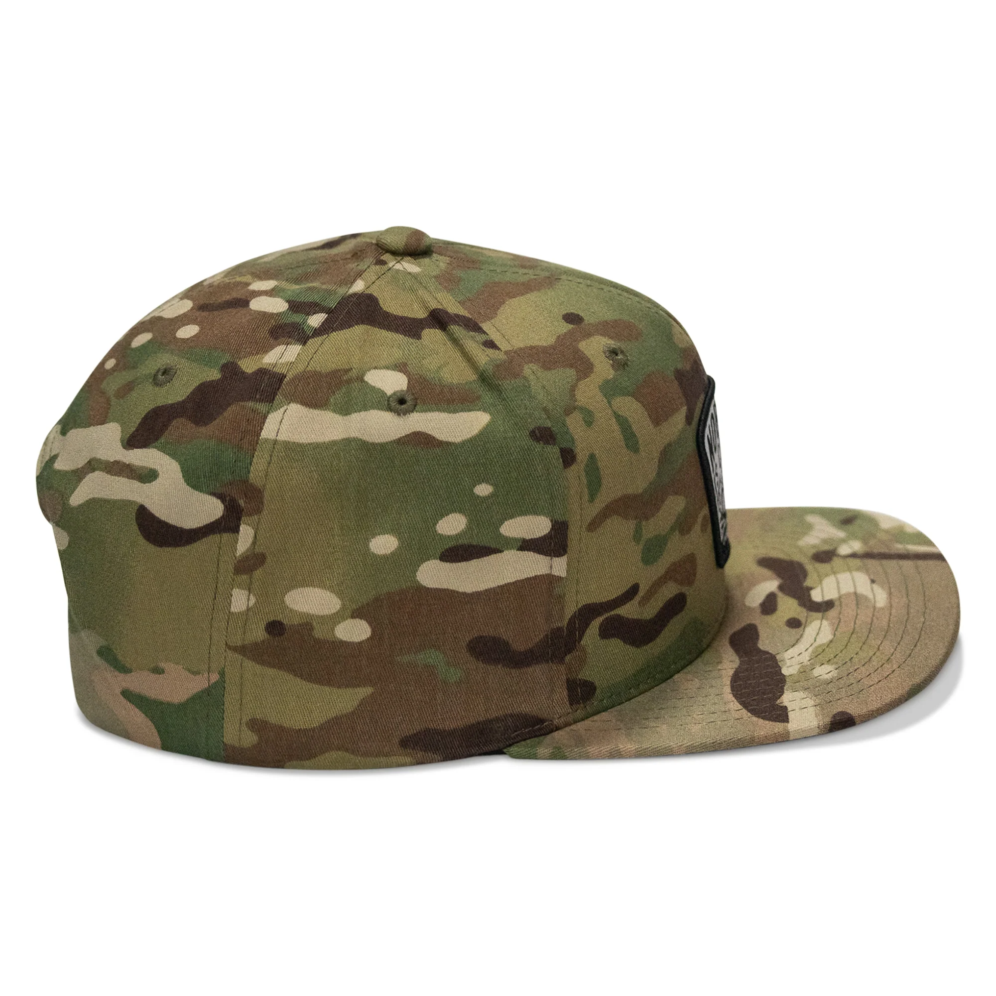 Nobody Is Coming To Save You Skull Patch Flatbill Snapback Hat - Image 20