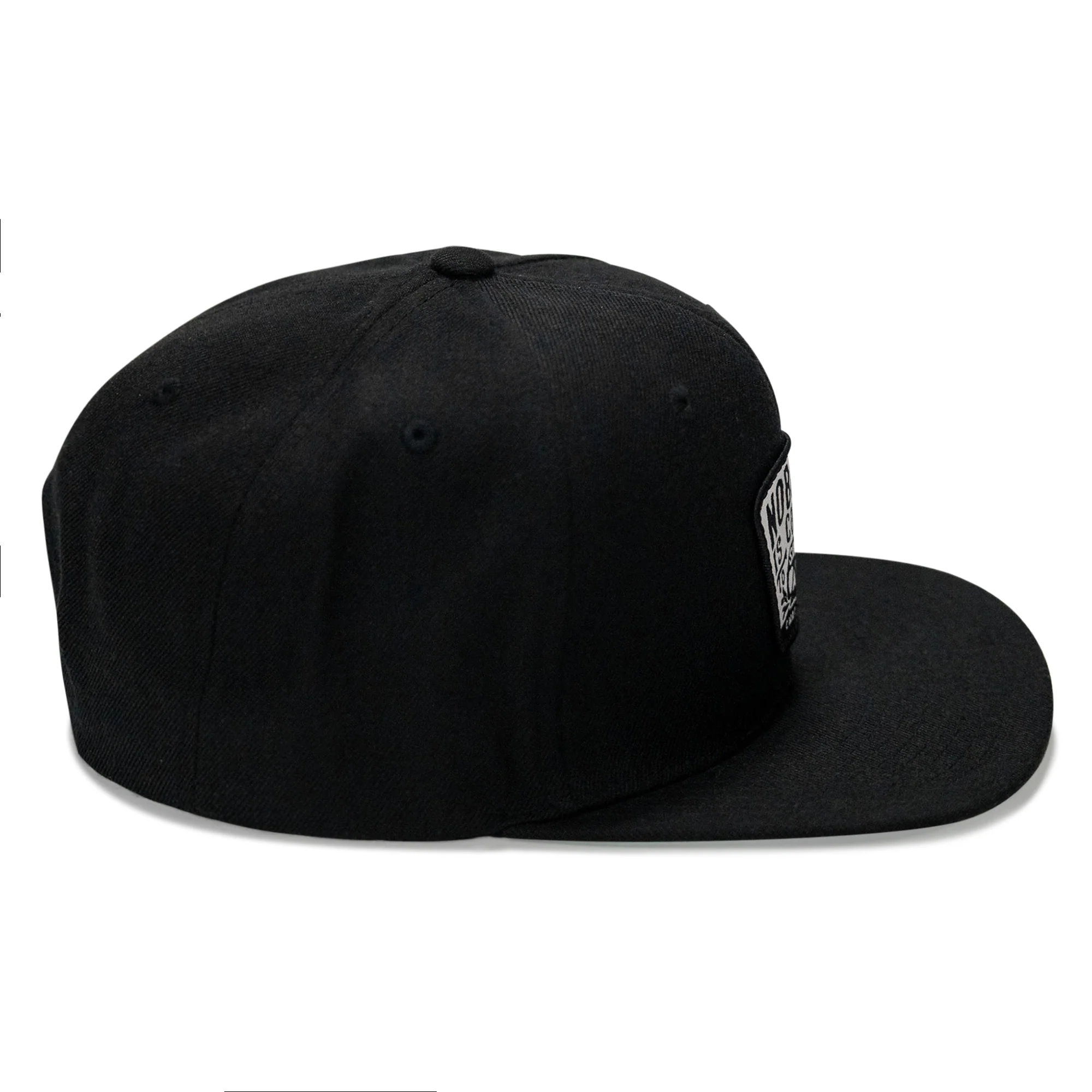 Nobody Is Coming To Save You Skull Patch Flatbill Snapback Hat - Image 5