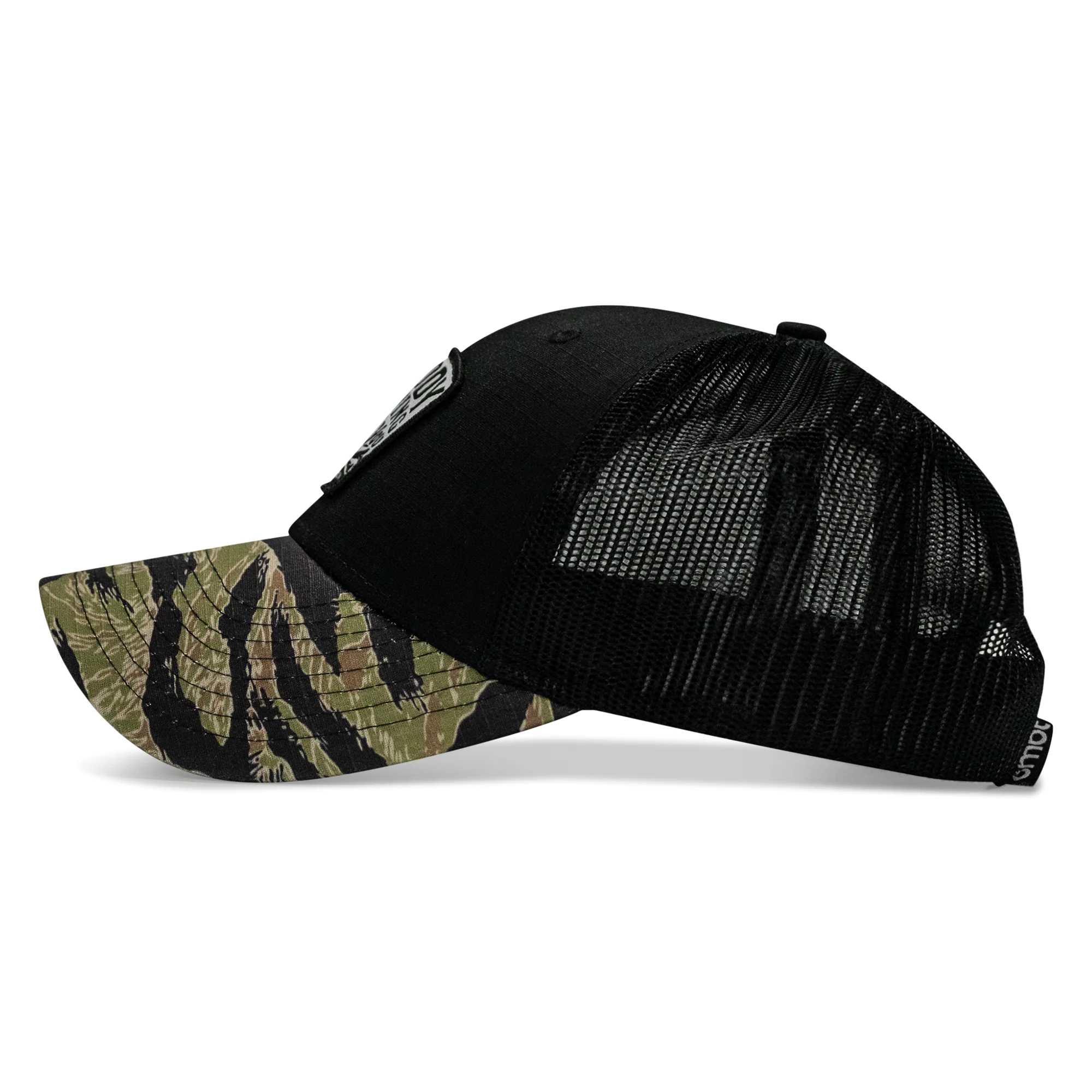Nobody Is Coming To Save You Skull Patch Original Ripstop Snapback Hat - Image 12