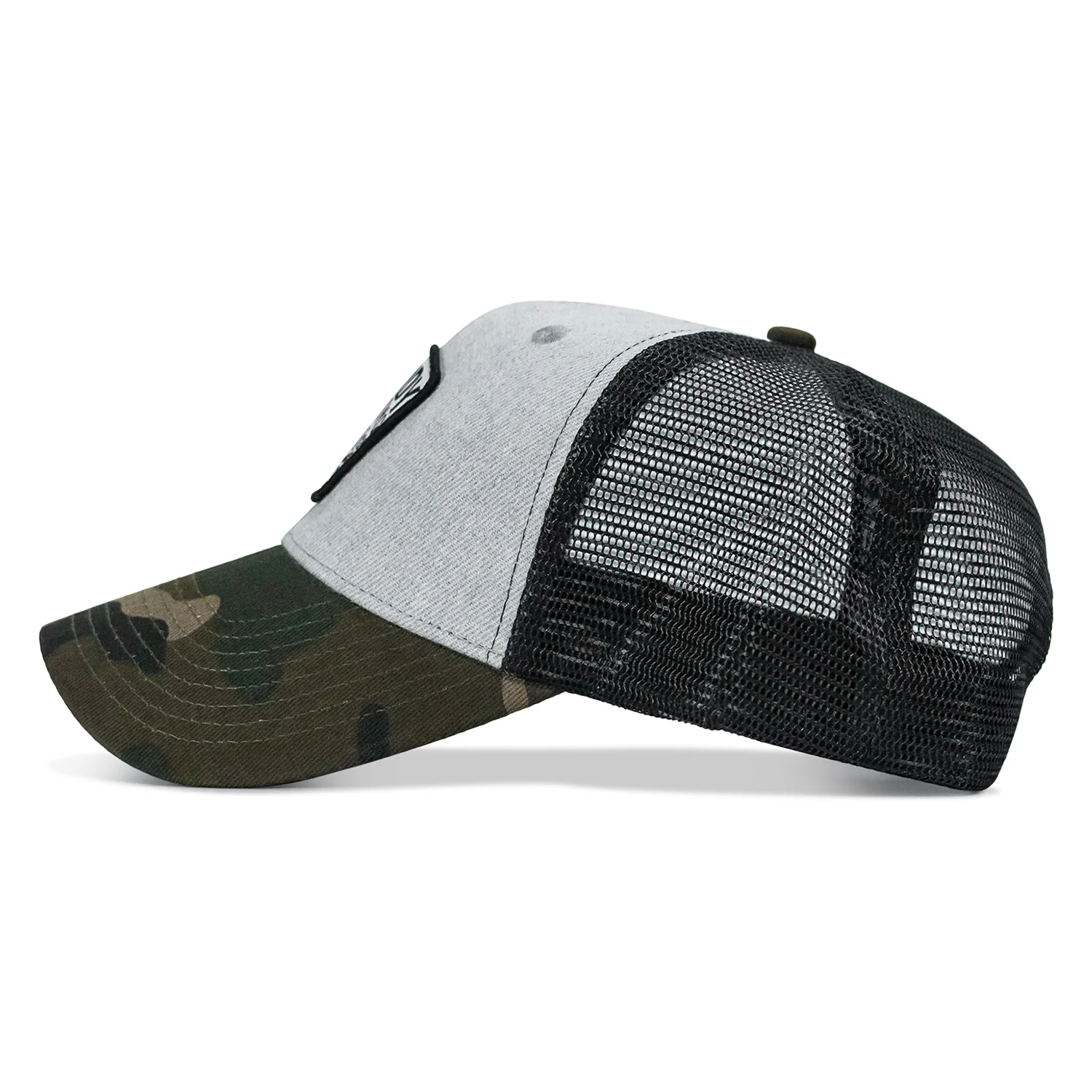 Nobody Is Coming To Save You Skull Patch Original Ripstop Snapback Hat - Image 18