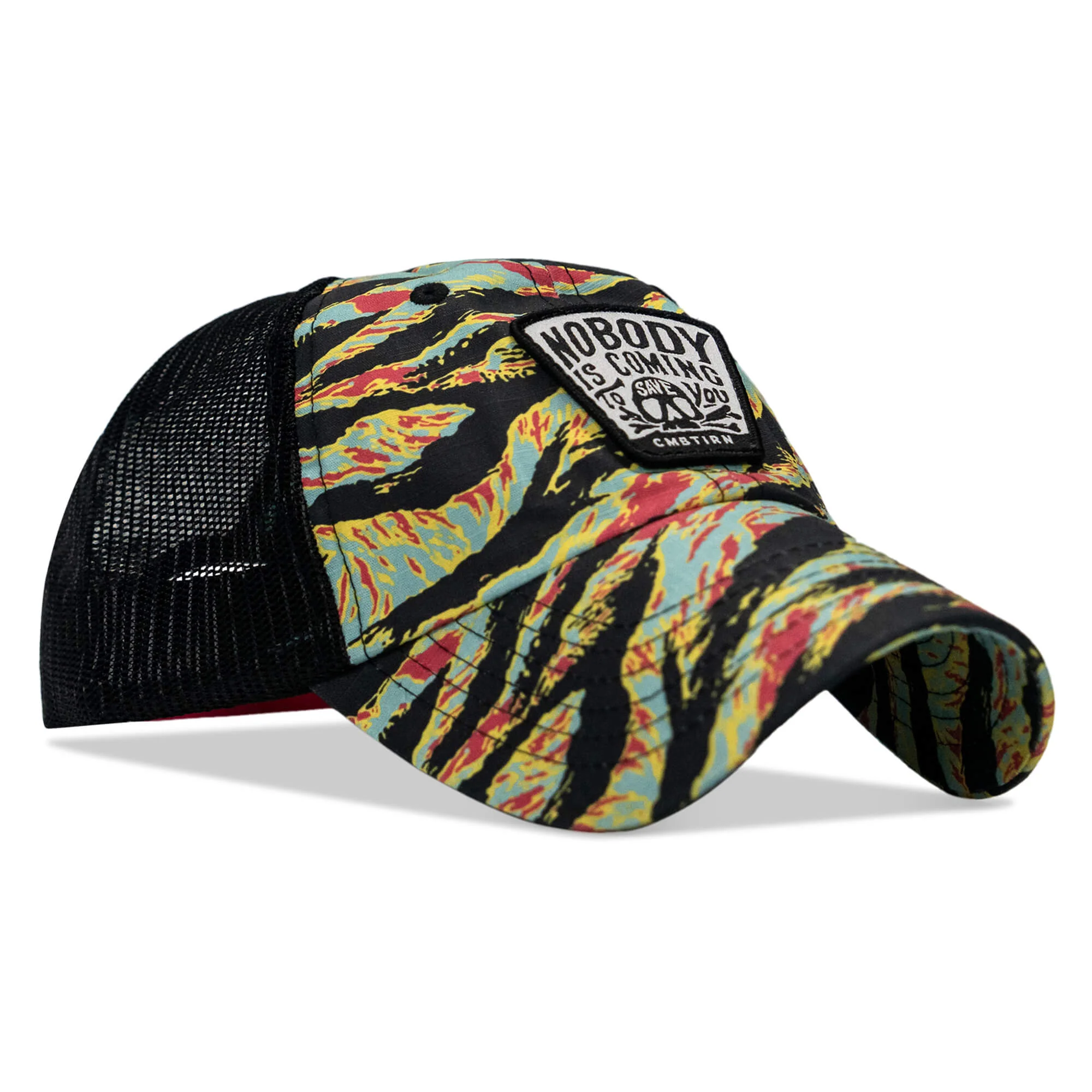Nobody Is Coming To Save You Skull Patch Ripstop Snapback - Image 20
