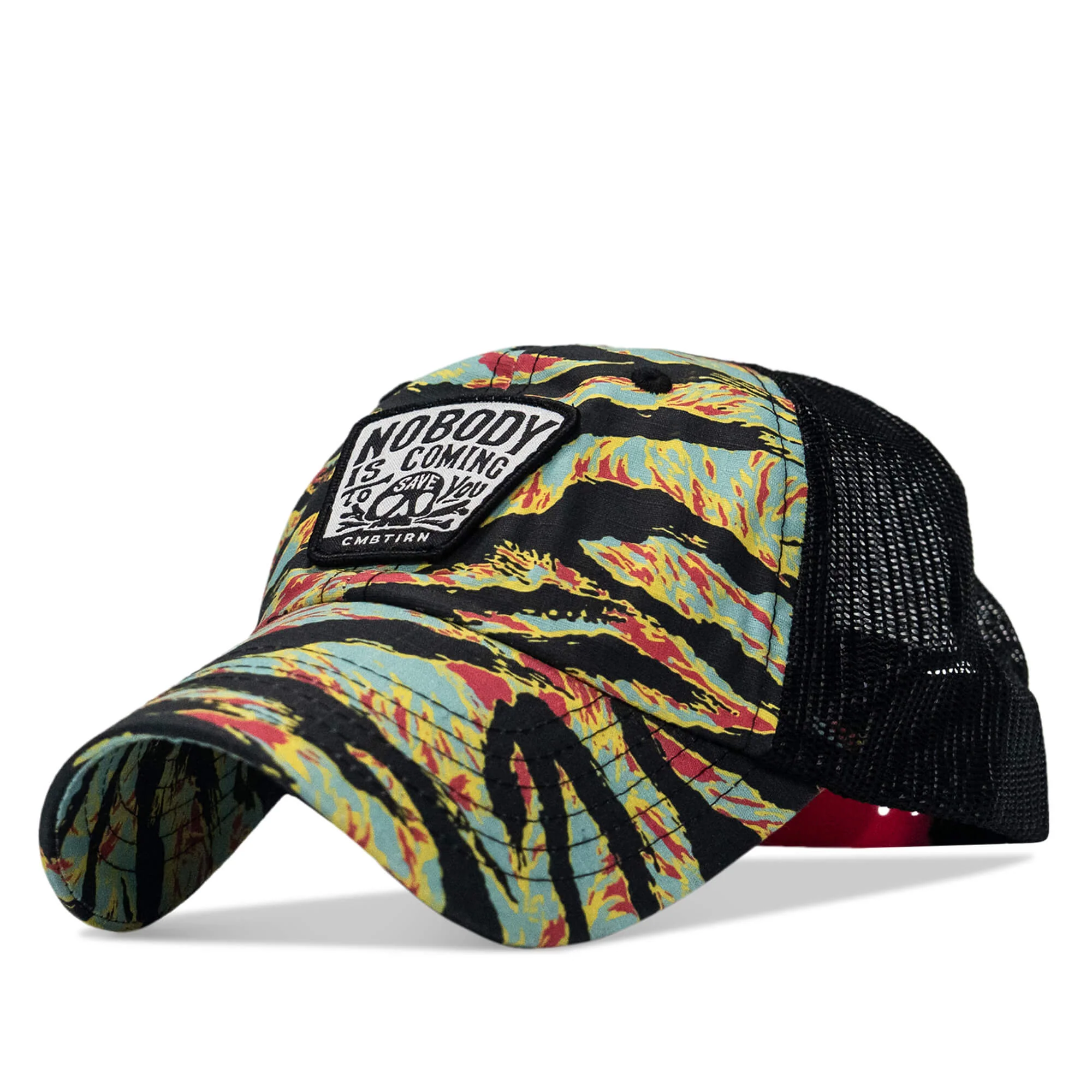 Nobody Is Coming To Save You Skull Patch Ripstop Snapback - Image 21