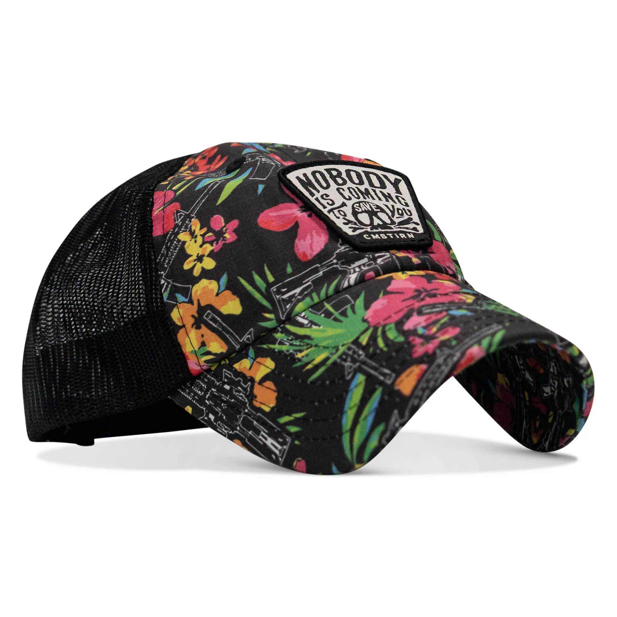 Nobody Is Coming To Save You Skull Patch Ripstop Snapback - Image 26