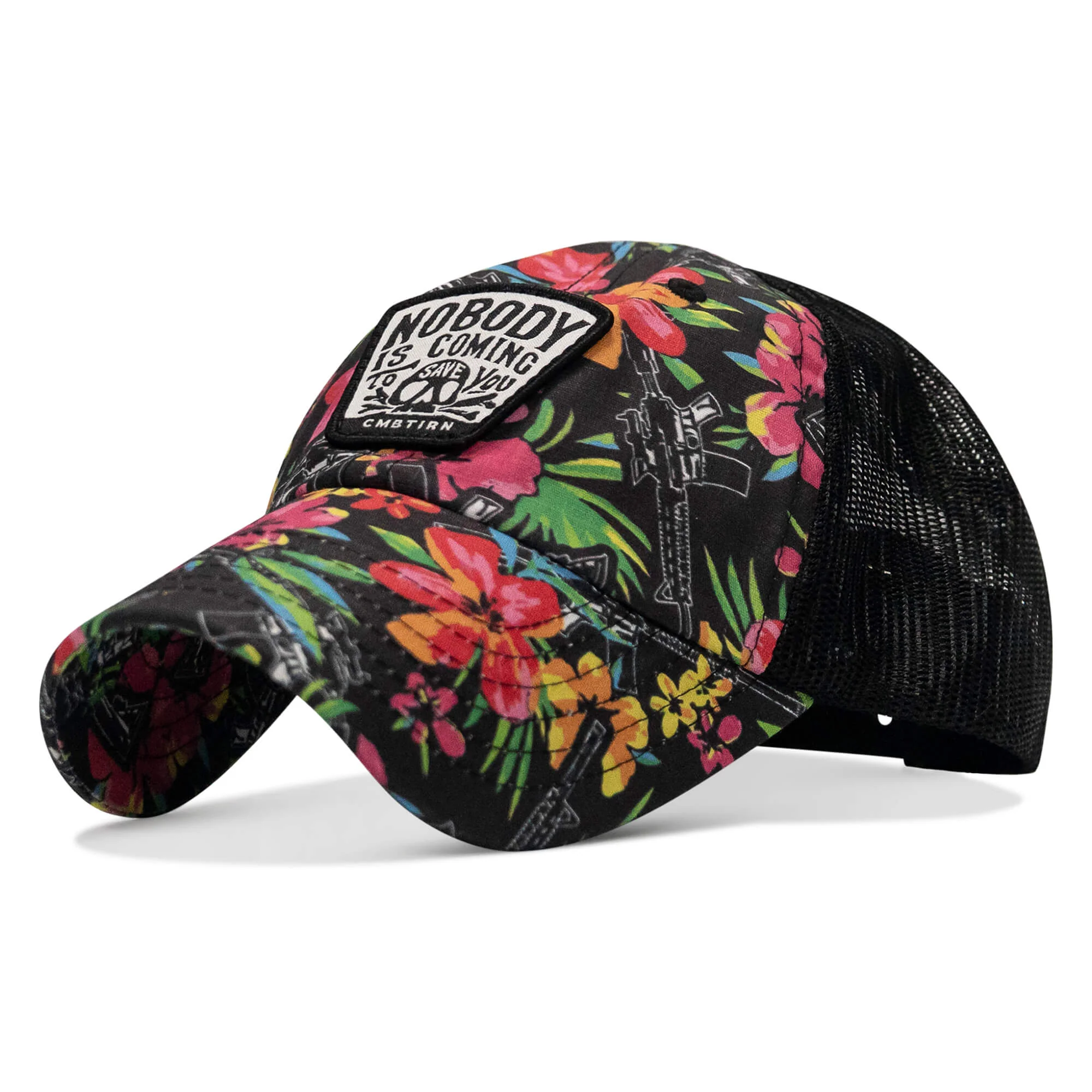 Nobody Is Coming To Save You Skull Patch Ripstop Snapback - Image 27