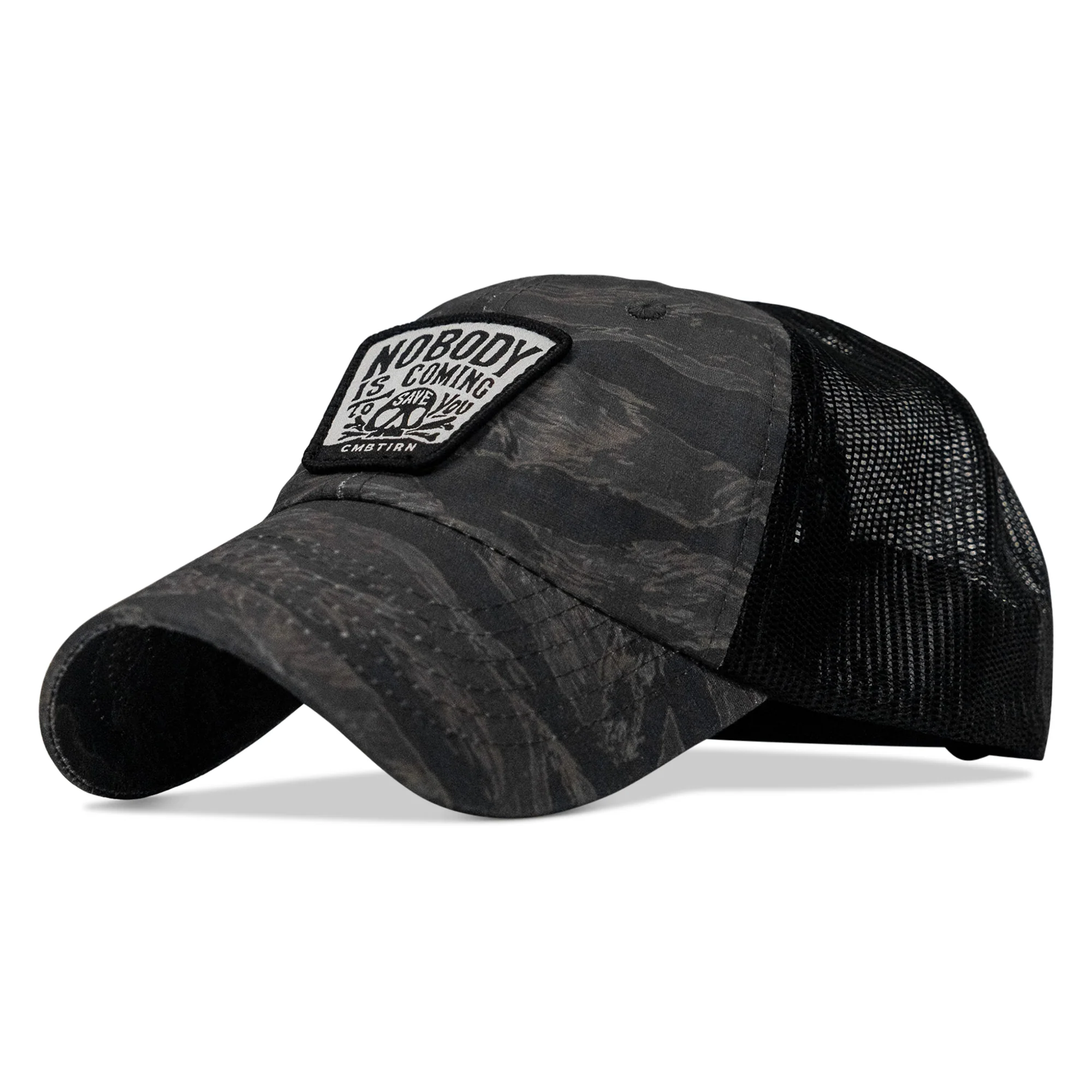 Nobody Is Coming To Save You Skull Patch Ripstop Snapback - Image 34