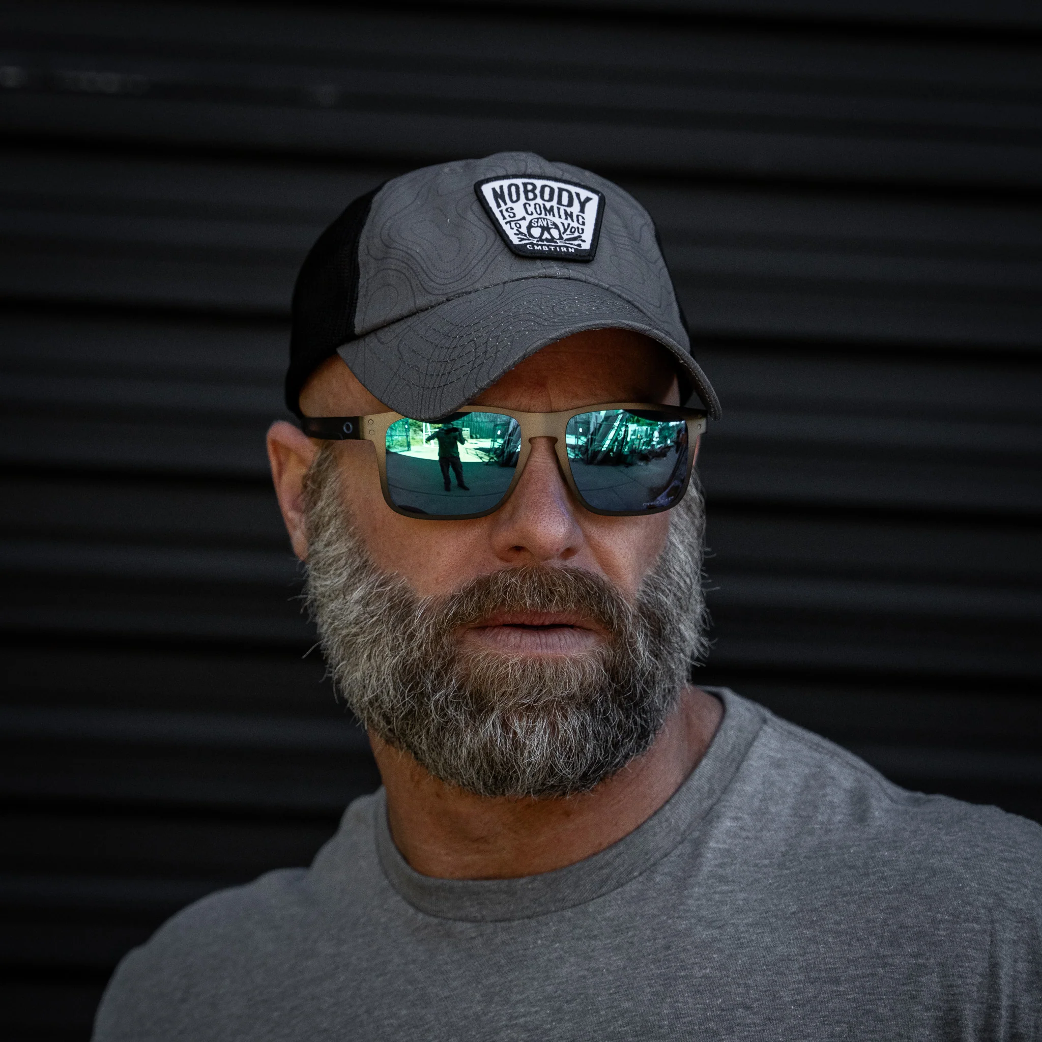 Nobody Is Coming To Save You Skull Patch Ripstop Snapback - Image 54
