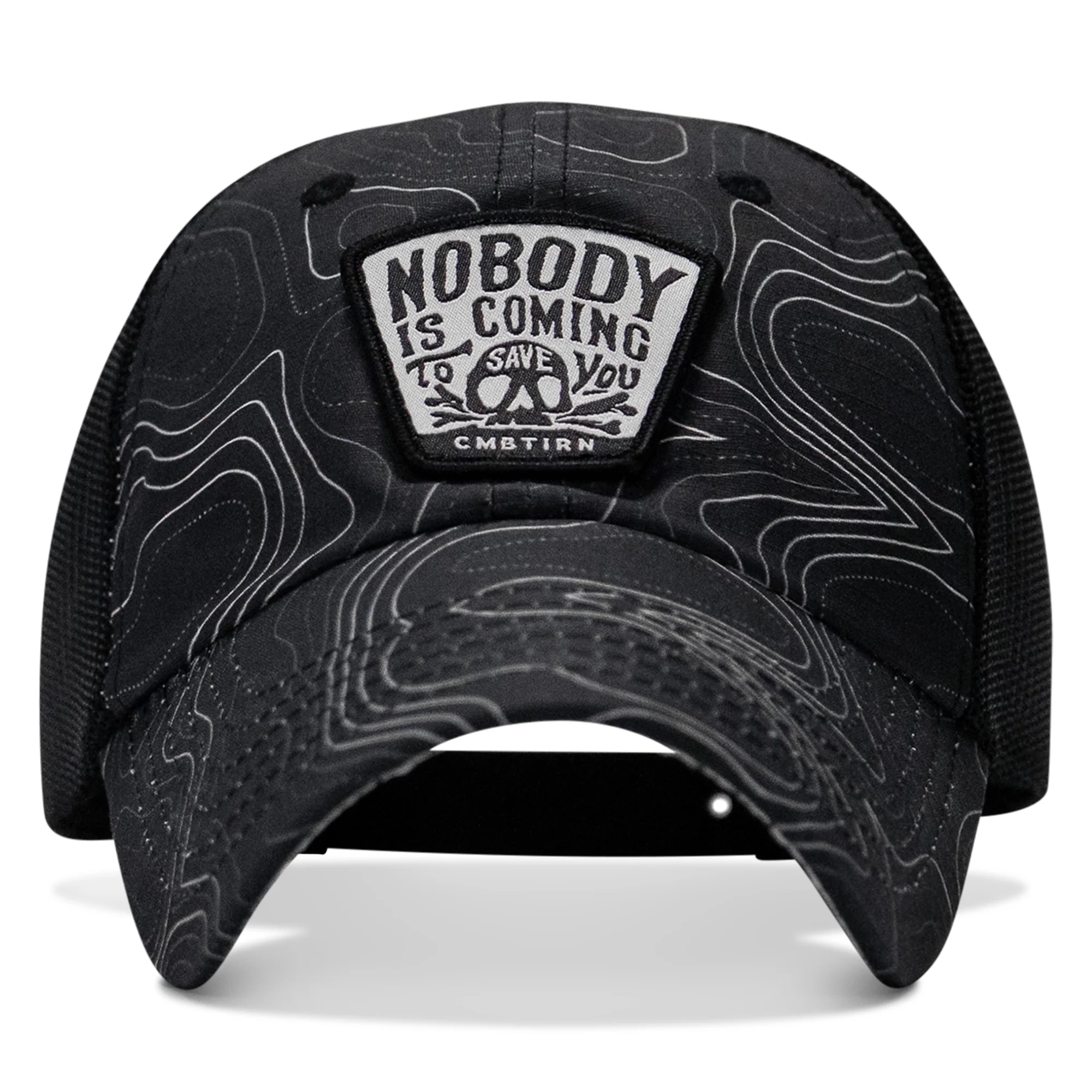 Nobody Is Coming To Save You Skull Patch Ripstop Snapback - Image 59