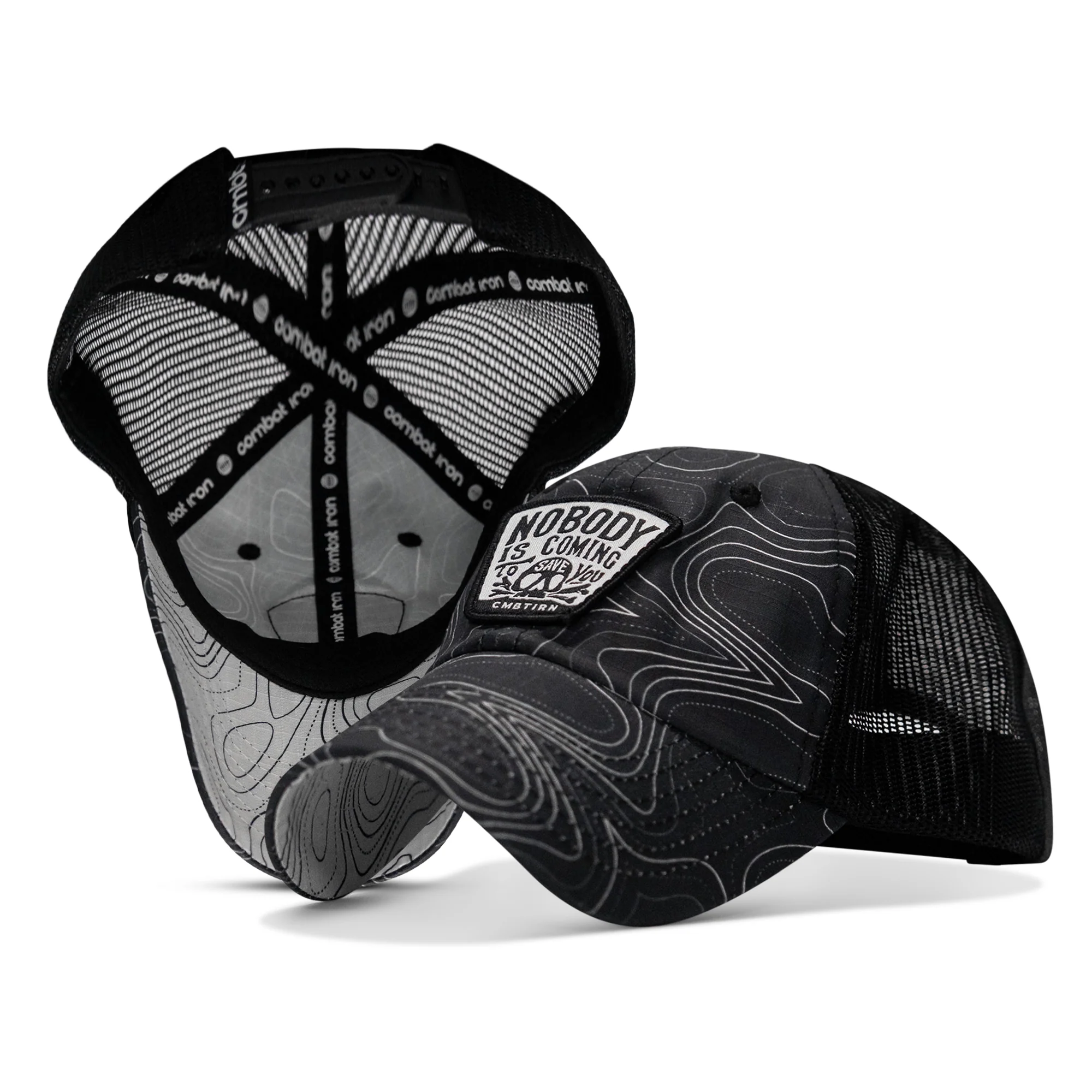 Nobody Is Coming To Save You Skull Patch Ripstop Snapback - Image 62