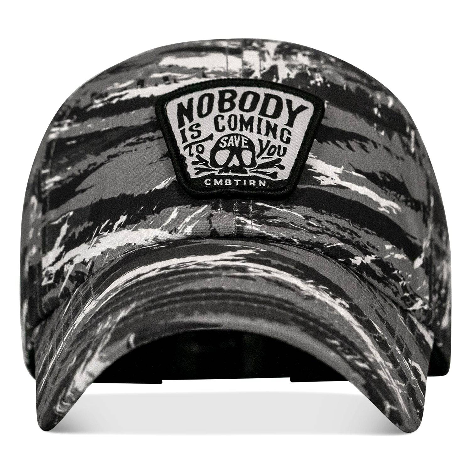 Nobody Is Coming To Save You Skull Patch Ripstop Snapback - Image 70