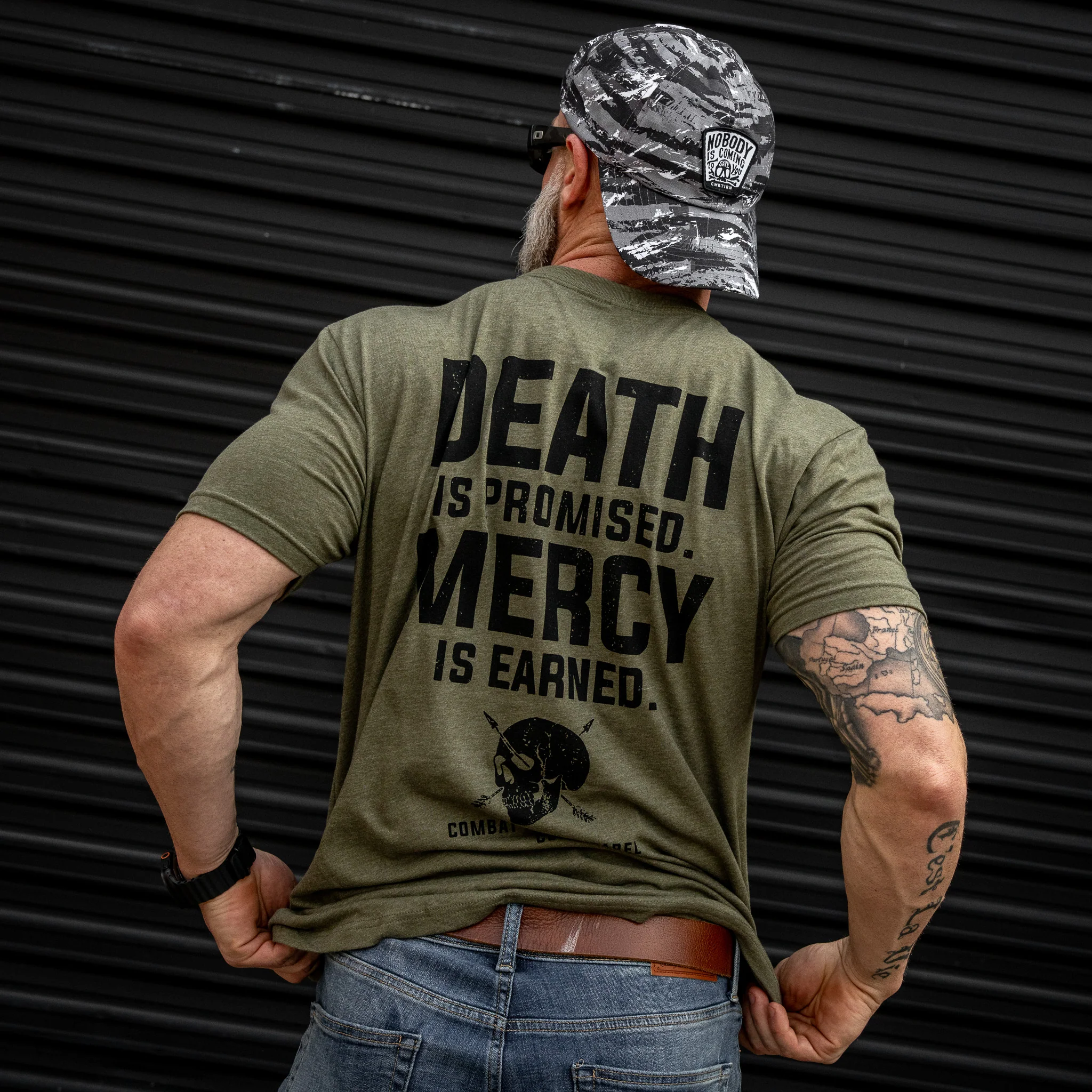 Nobody Is Coming To Save You Skull Patch Ripstop Snapback - Image 78
