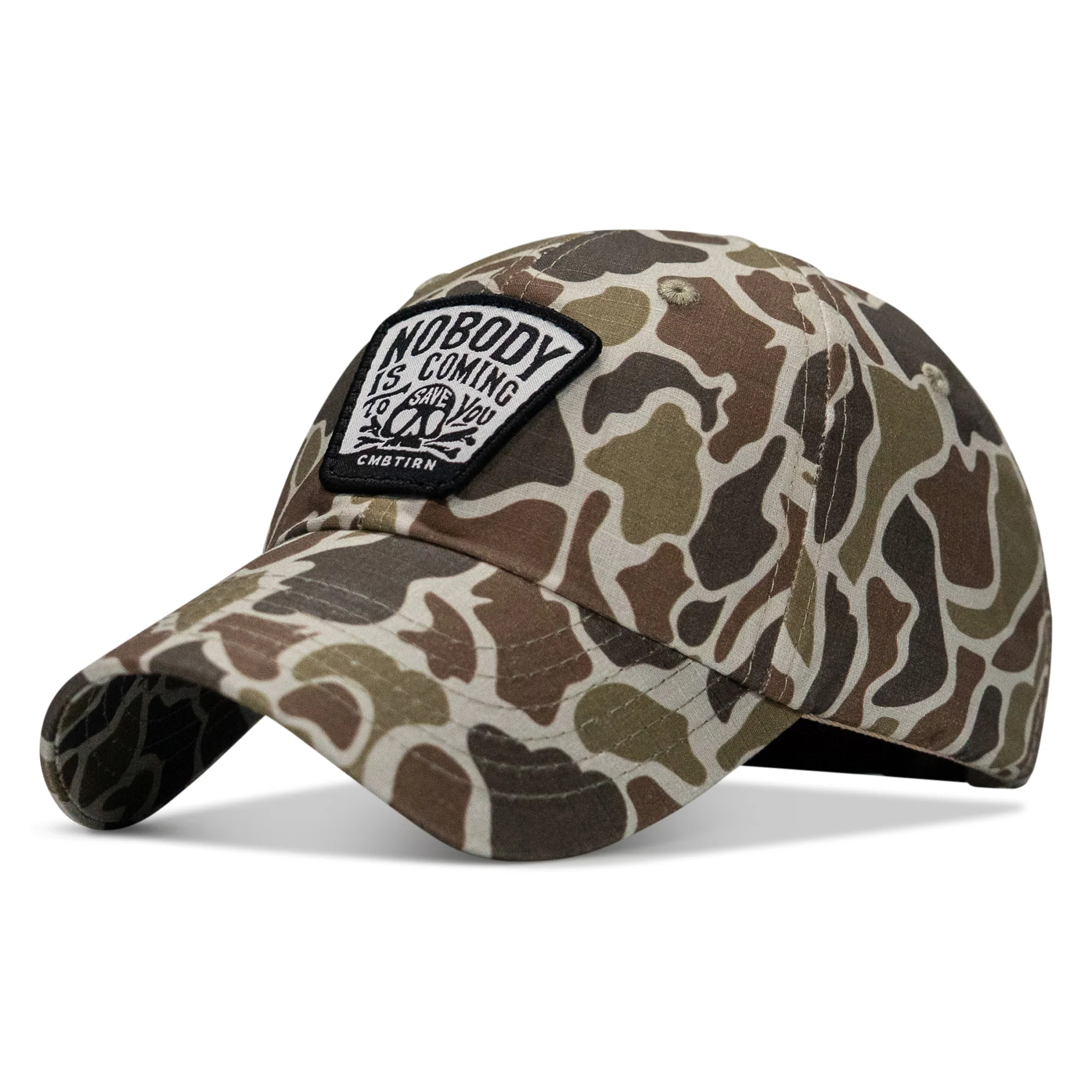 Nobody Is Coming To Save You Skull Patch Ripstop Snapback - Image 81