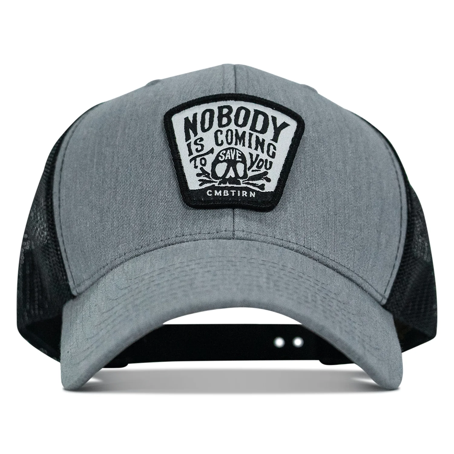 Nobody Is Coming To Save You Skull Patch Snapback Hat - Image 29