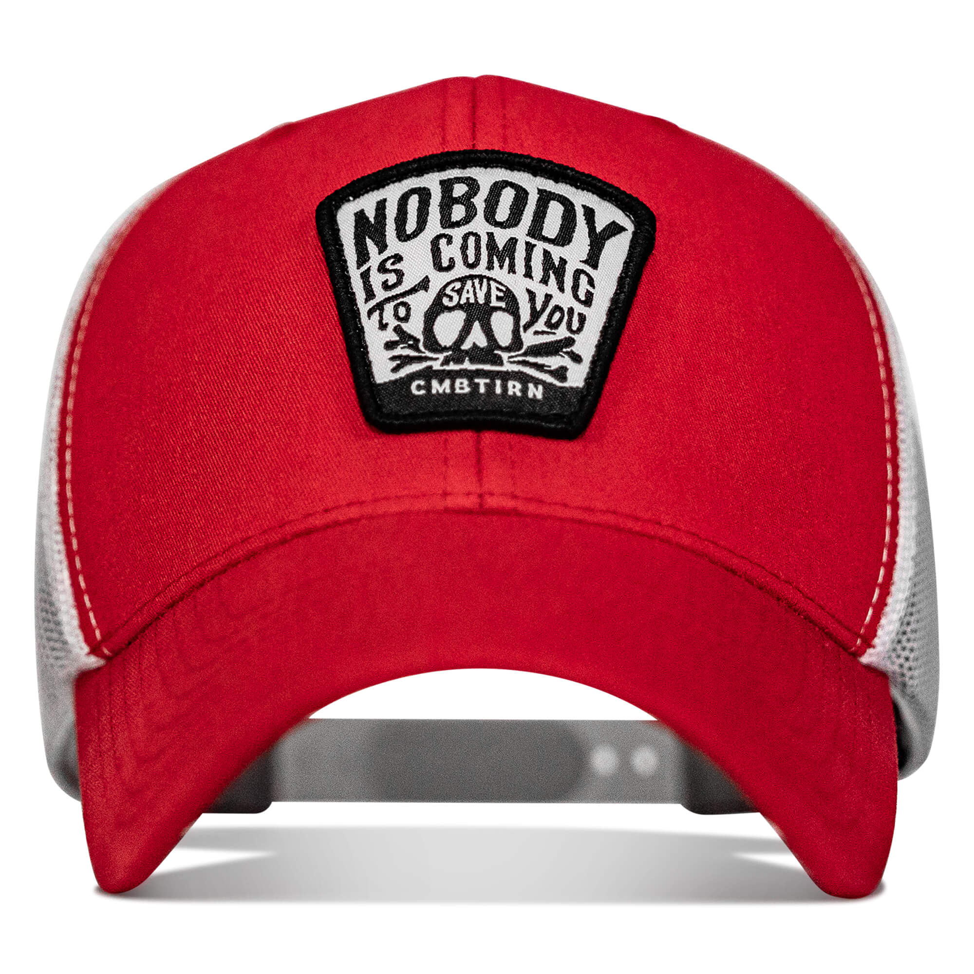 Nobody Is Coming To Save You Skull Patch Snapback Hat - Image 31
