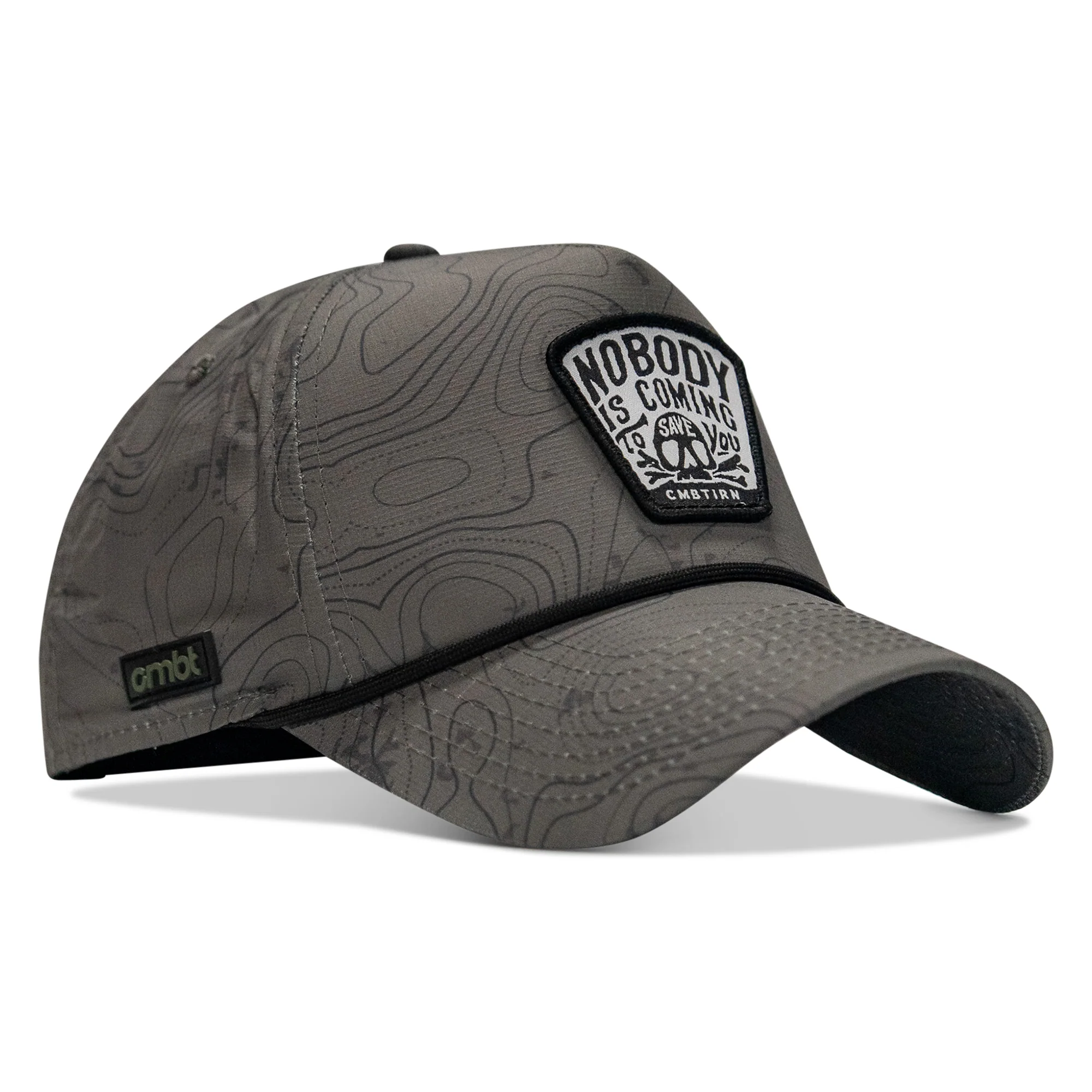 Nobody Is Coming To Save You Skull Patch Waterproof Weekender Snapback - Image 26