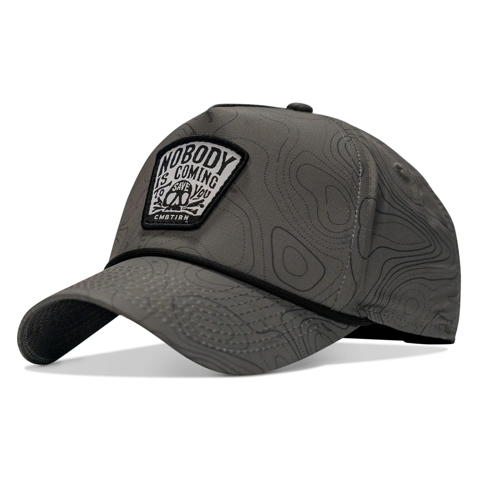 Nobody Is Coming To Save You Skull Patch Waterproof Weekender Snapback - Image 27