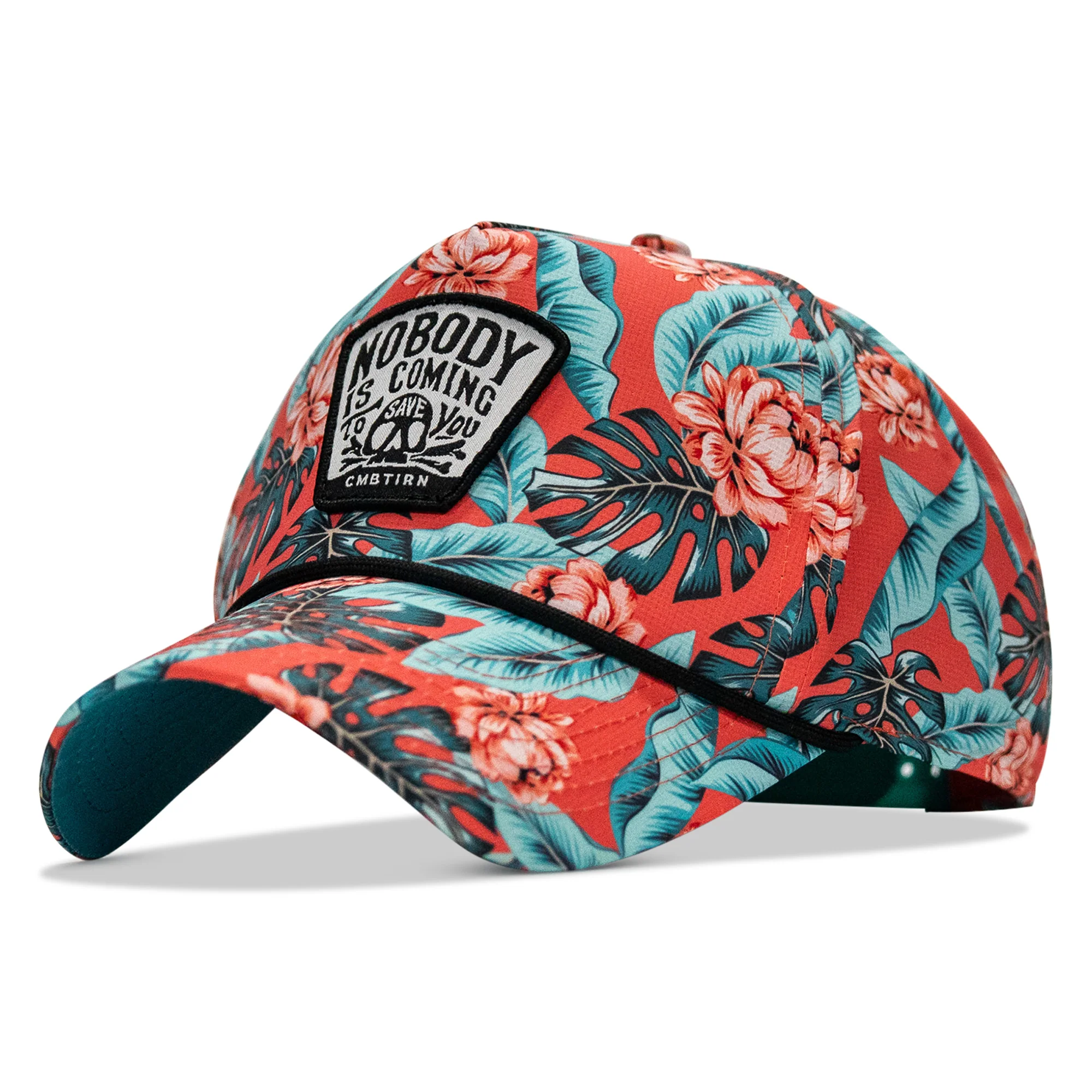 Nobody Is Coming To Save You Skull Patch Waterproof Weekender Snapback - Image 32
