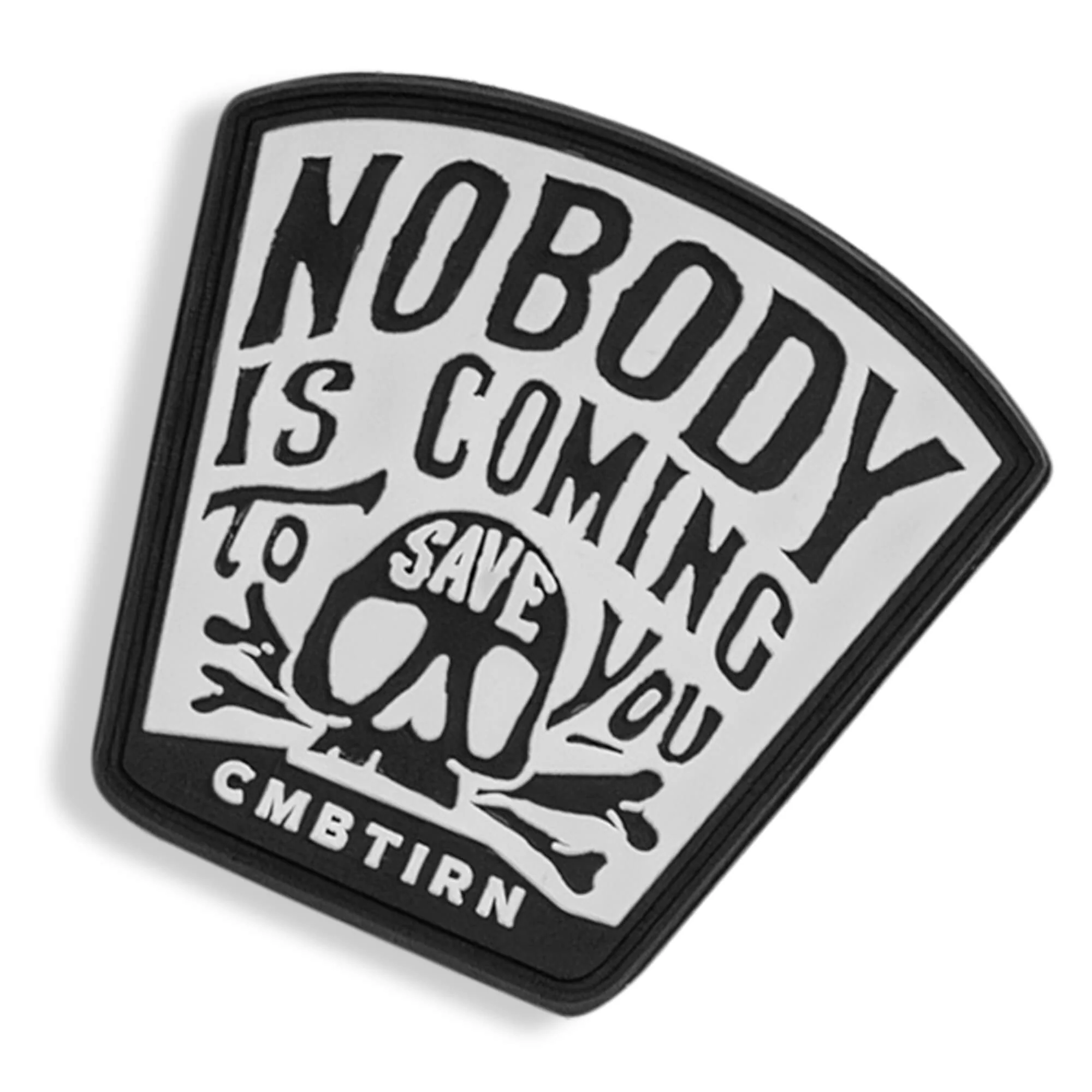 Nobody Is Coming To Save You Skull PVC Velcro Patch - Image 9