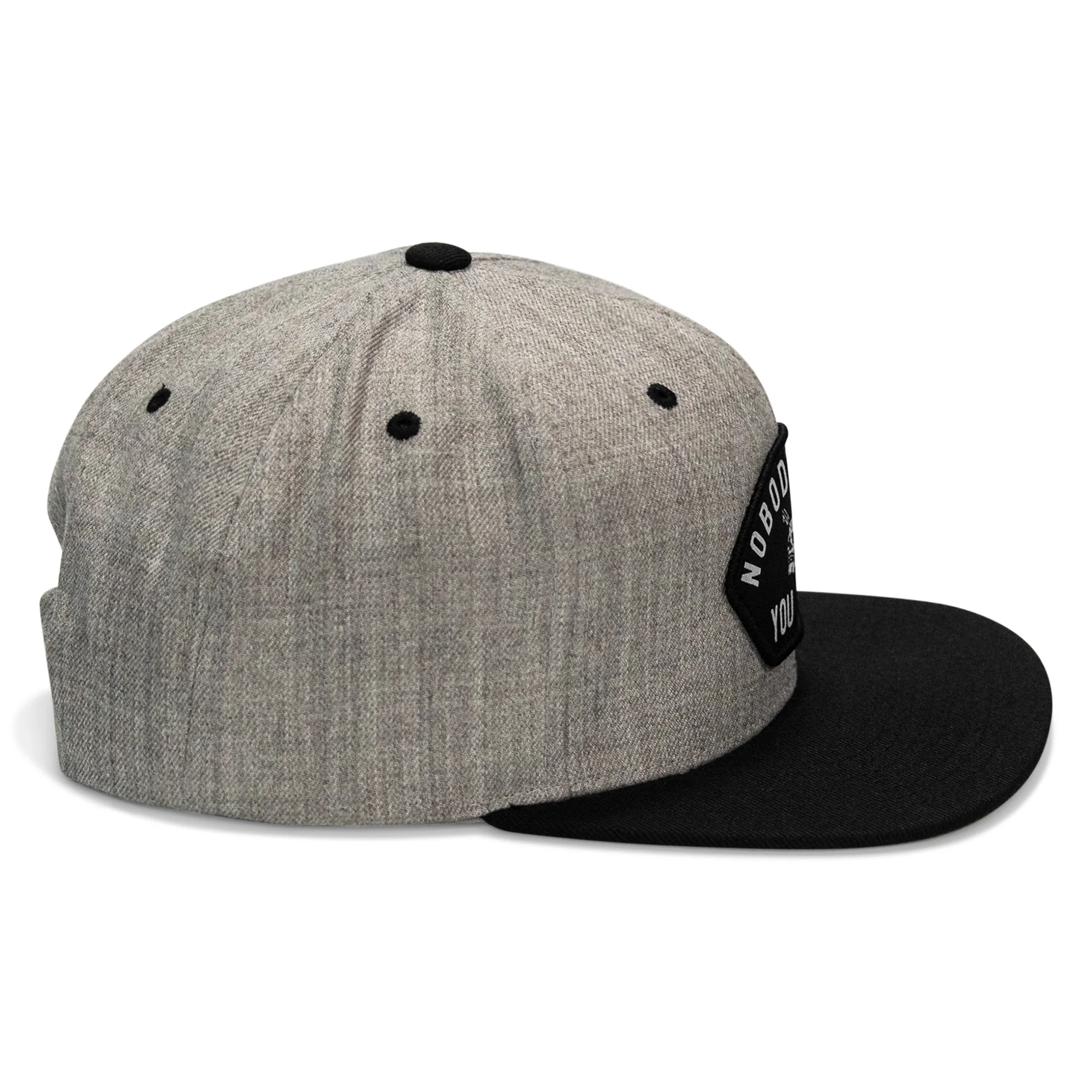 Nobody Owes You Shit Arched Patch Flatbill SnapBack Hat - Image 32