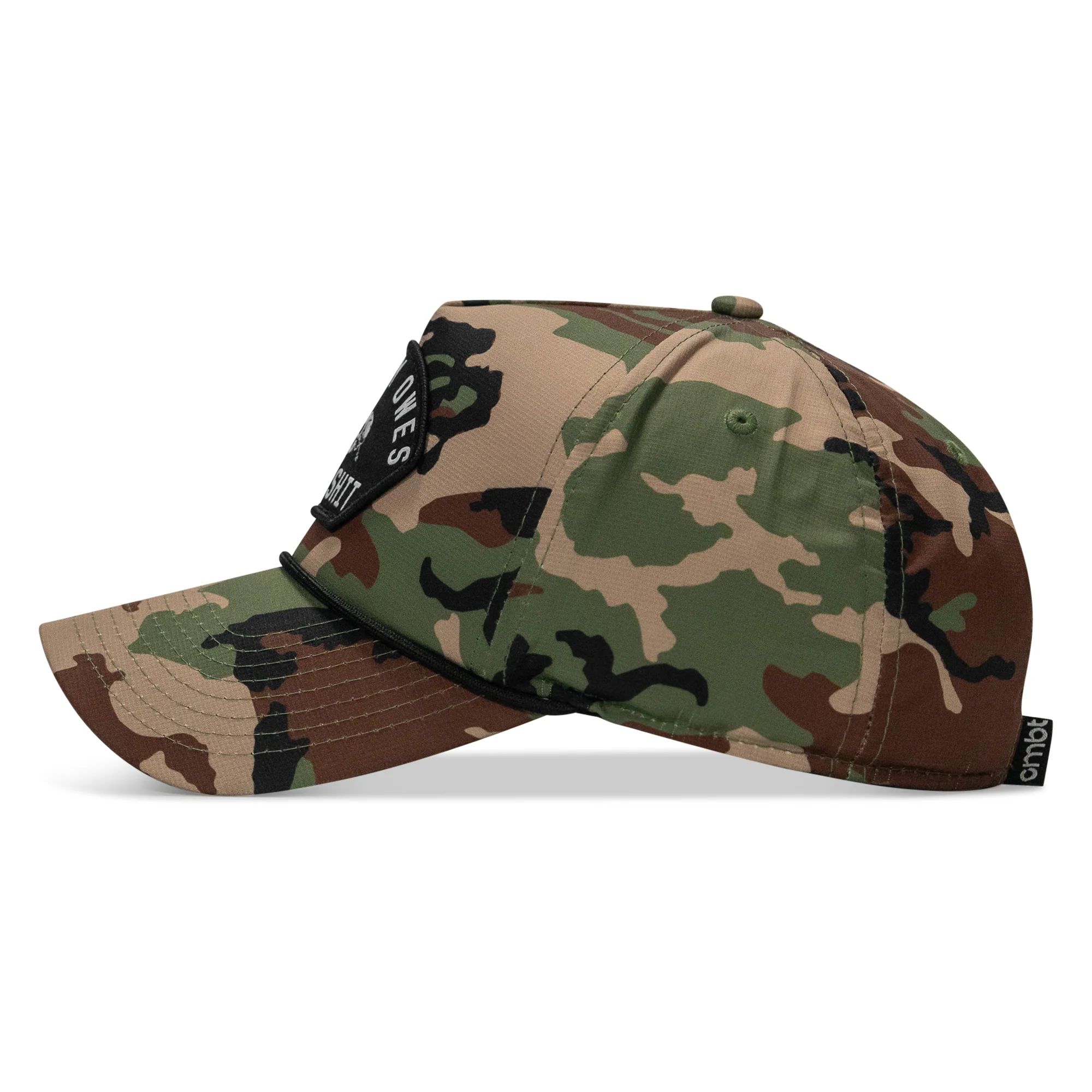 Nobody Owes You Shit Arched Patch Waterproof Weekender Snapback - Image 10