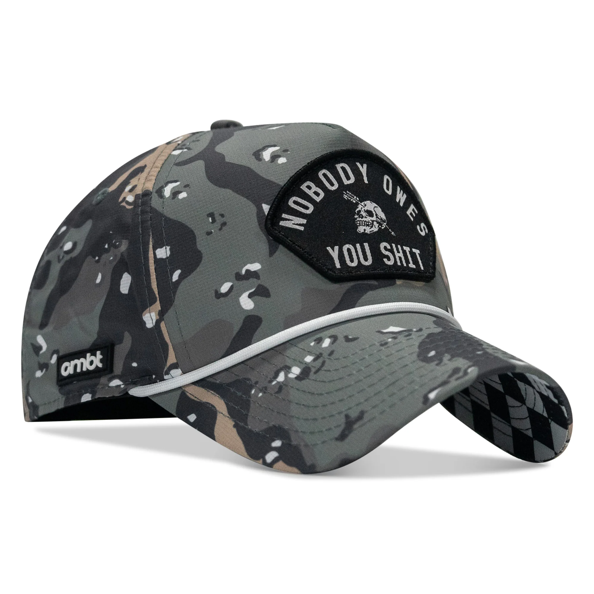 Nobody Owes You Shit Arched Patch Waterproof Weekender Snapback - Image 13