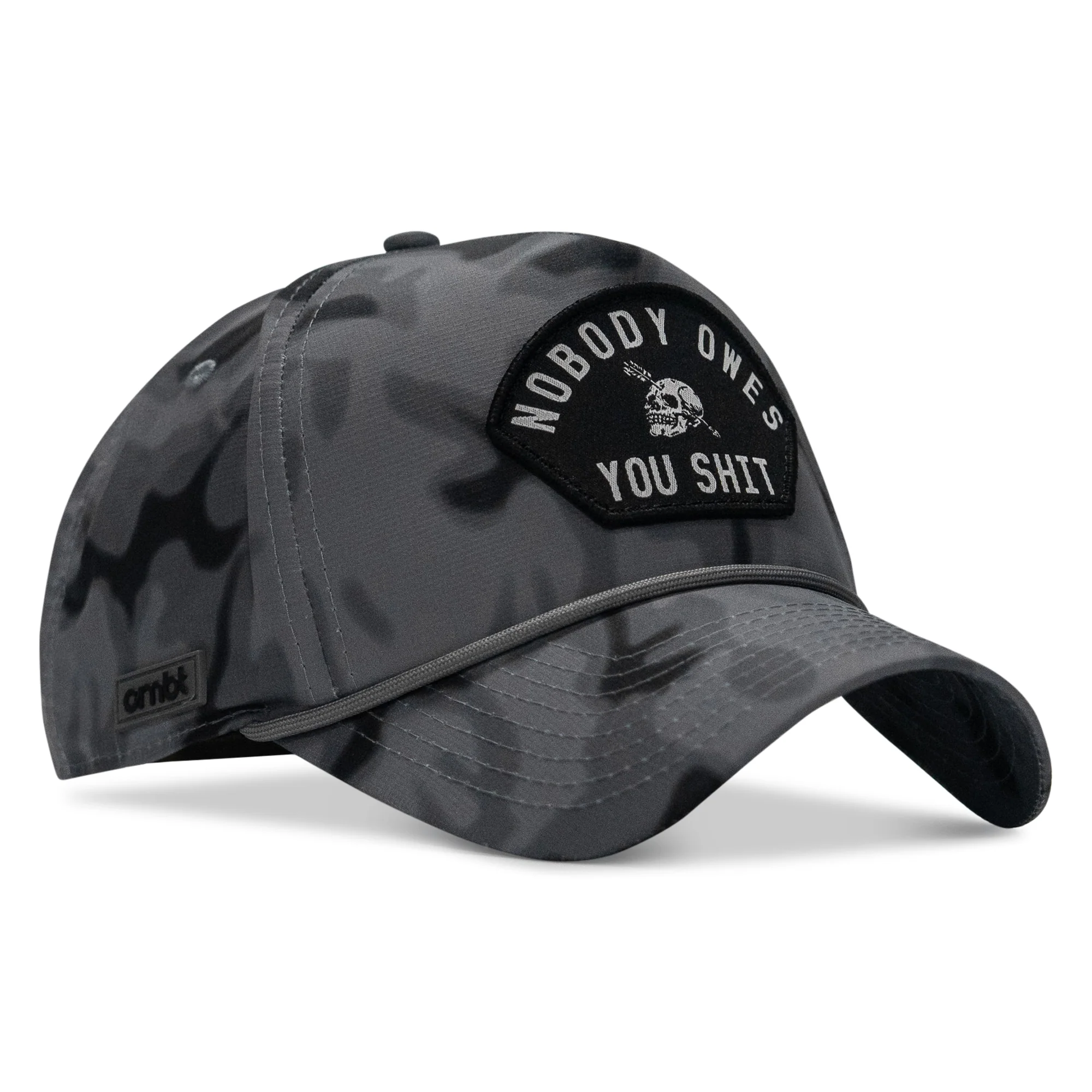 Nobody Owes You Shit Arched Patch Waterproof Weekender Snapback - Image 19
