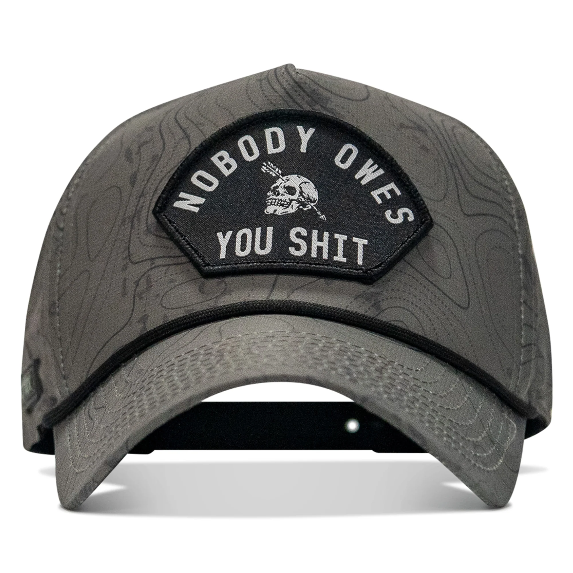 Nobody Owes You Shit Arched Patch Waterproof Weekender Snapback - Image 22