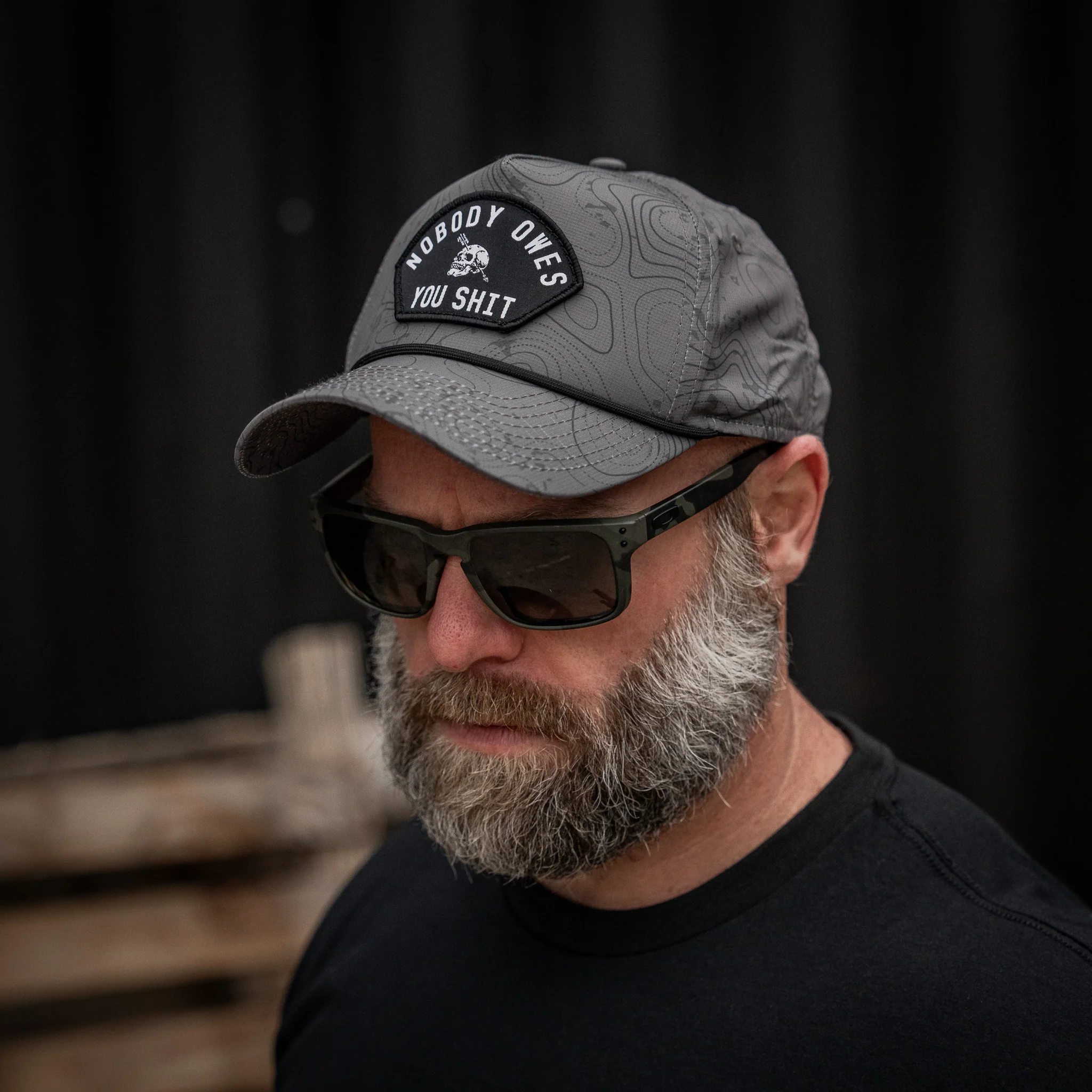 Nobody Owes You Shit Arched Patch Waterproof Weekender Snapback - Image 28