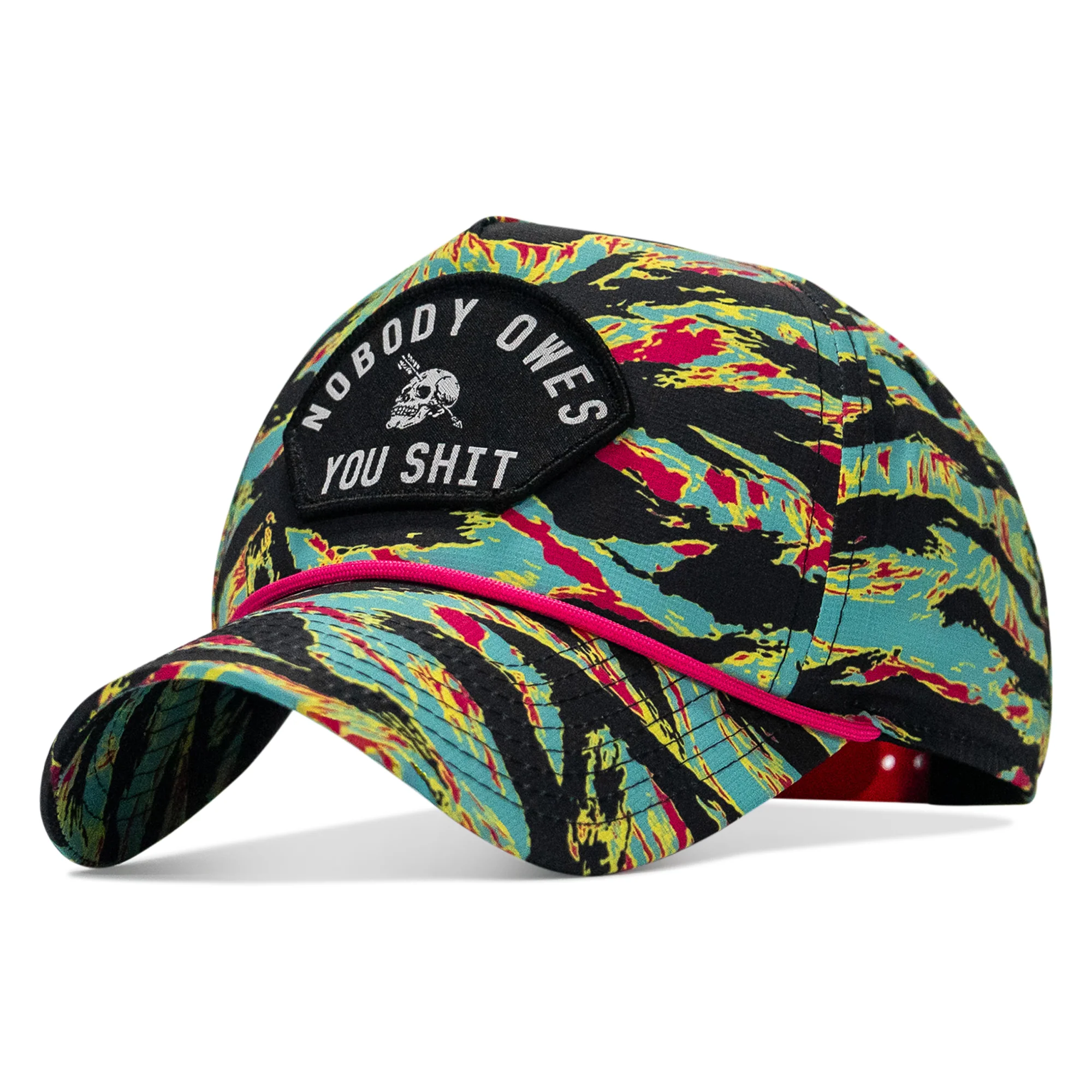 Nobody Owes You Shit Arched Patch Waterproof Weekender Snapback - Image 3