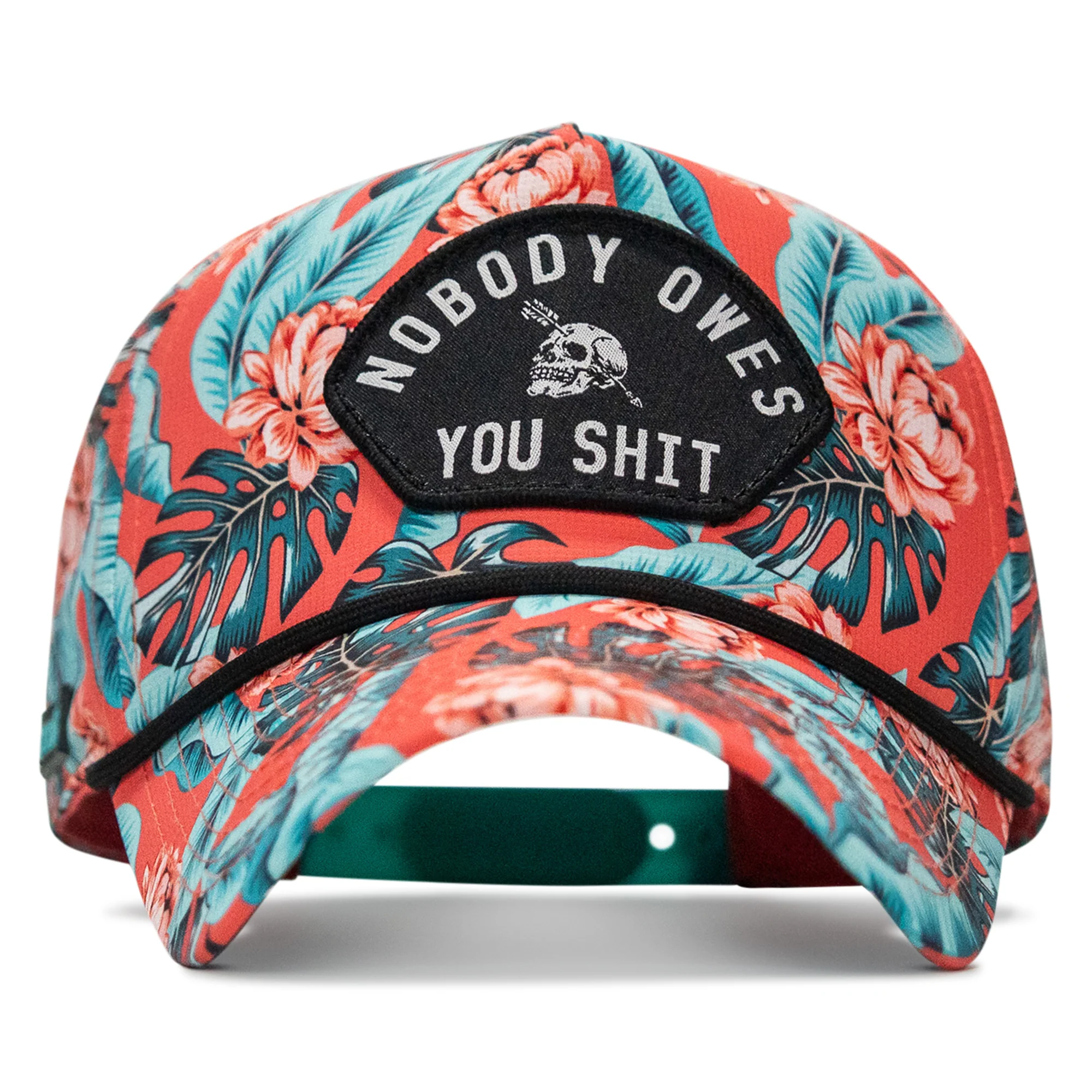 Nobody Owes You Shit Arched Patch Waterproof Weekender Snapback - Image 39