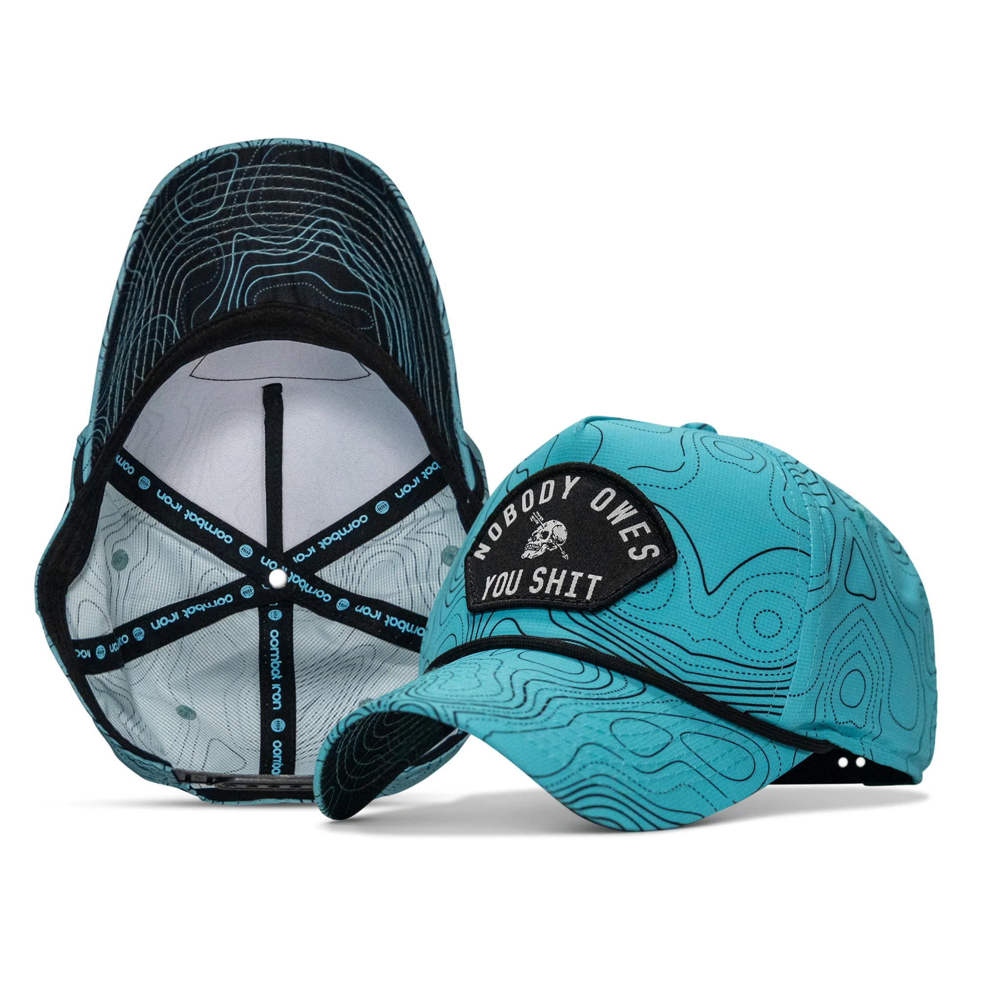 Nobody Owes You Shit Arched Patch Waterproof Weekender Snapback - Image 47