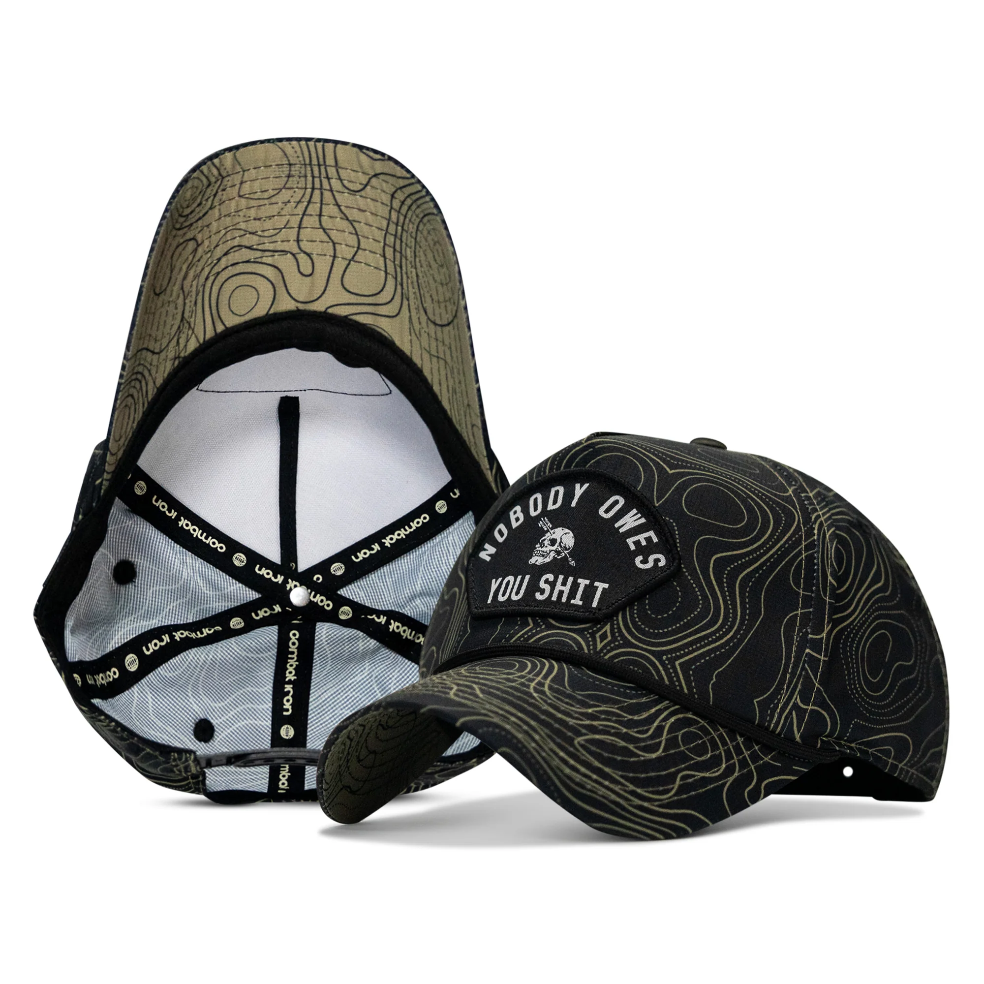 Nobody Owes You Shit Arched Patch Waterproof Weekender Snapback - Image 54
