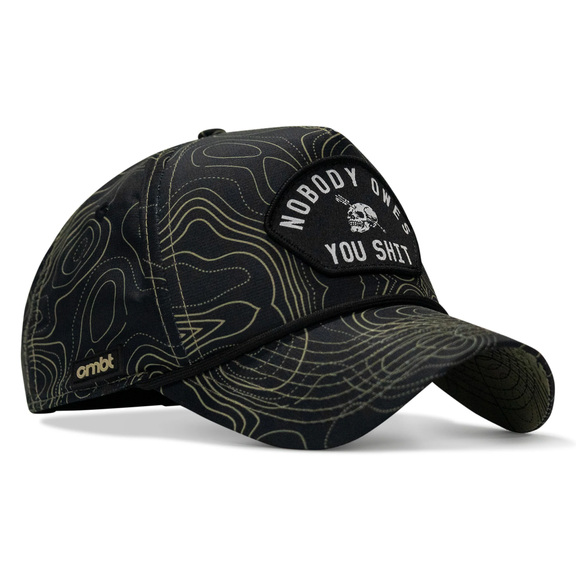 Nobody Owes You Shit Arched Patch Waterproof Weekender Snapback - Image 56