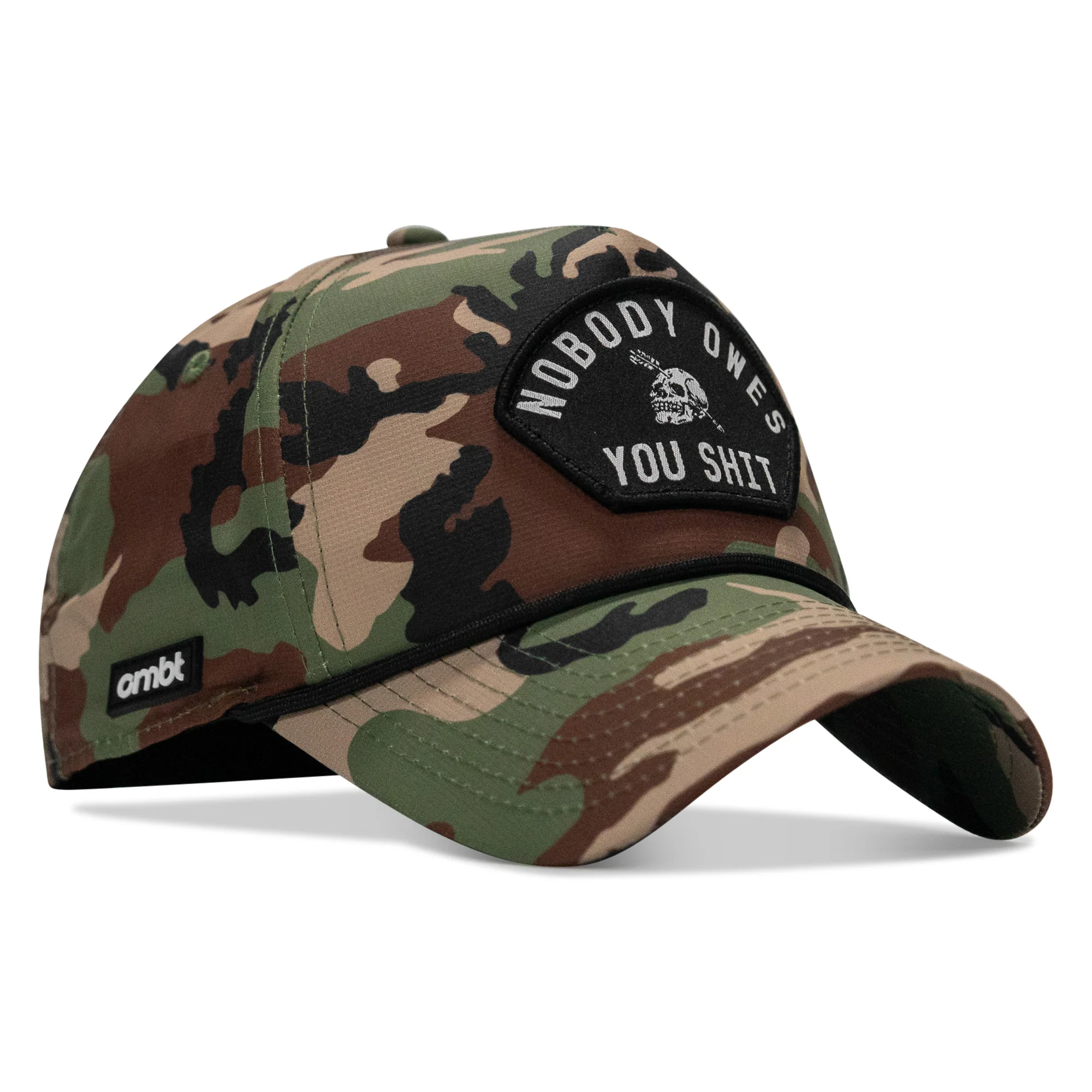 Nobody Owes You Shit Arched Patch Waterproof Weekender Snapback - Image 7