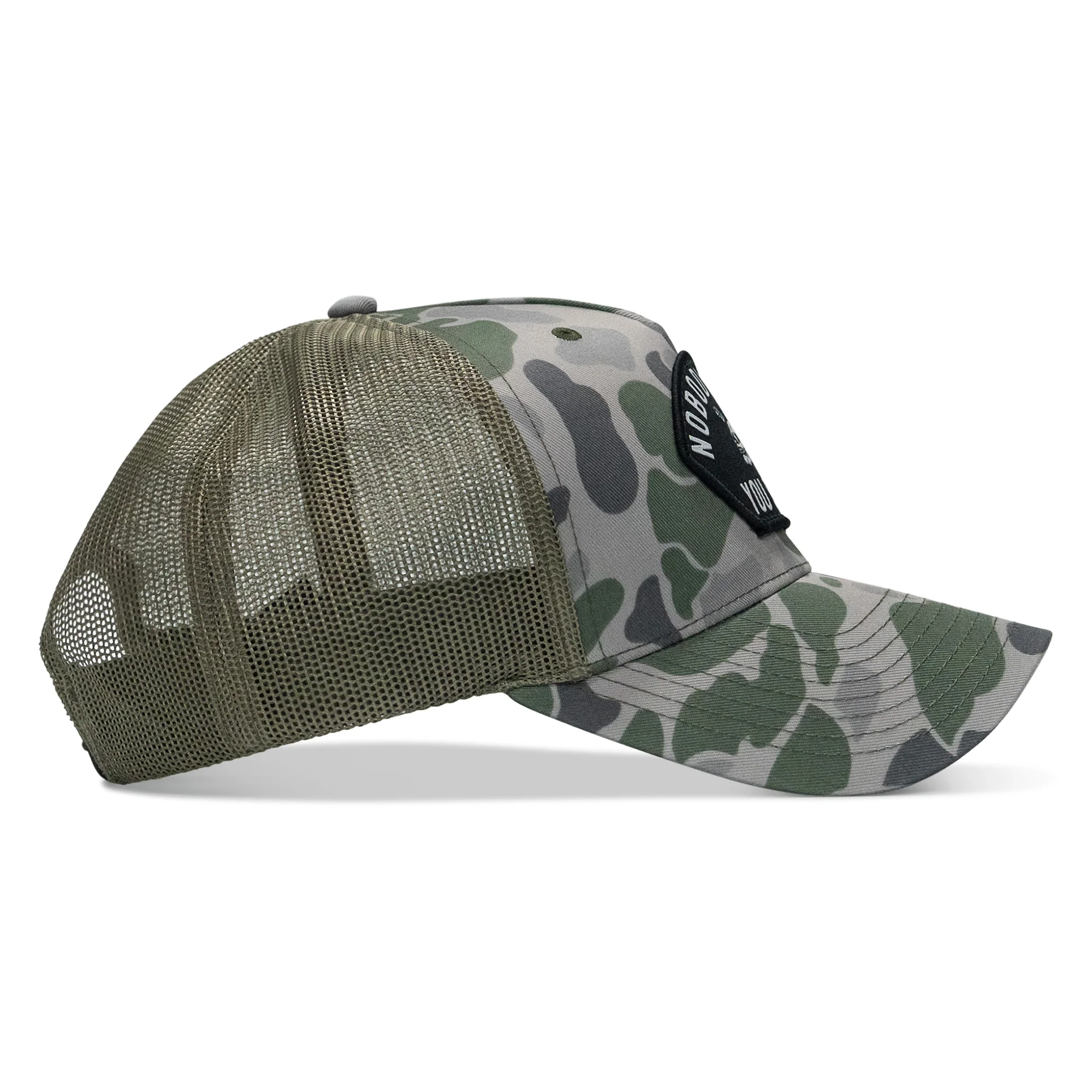 Nobody Owes You Shit Arched Skull Patch Snapback - Image 14