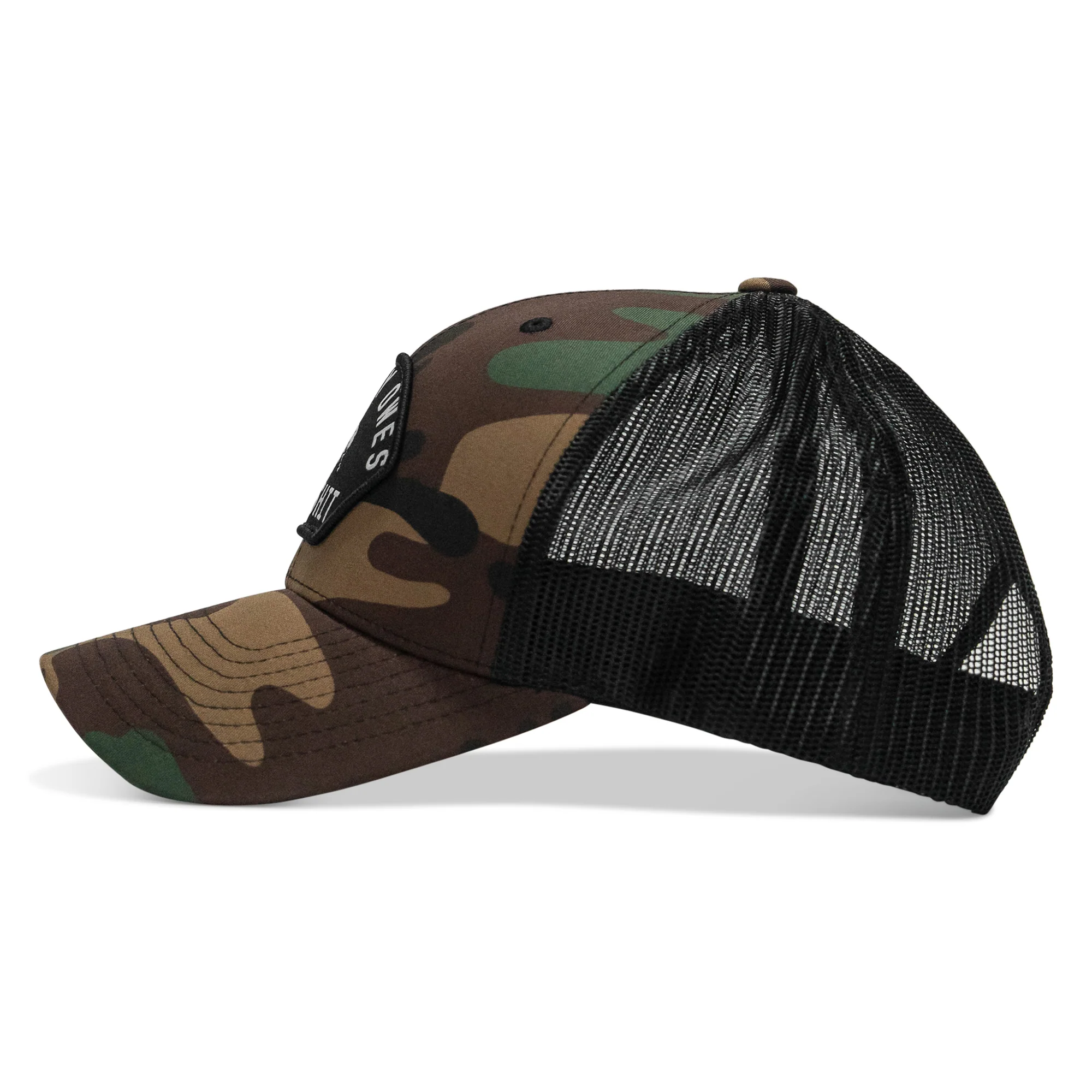 Nobody Owes You Shit Arched Skull Patch Snapback - Image 5